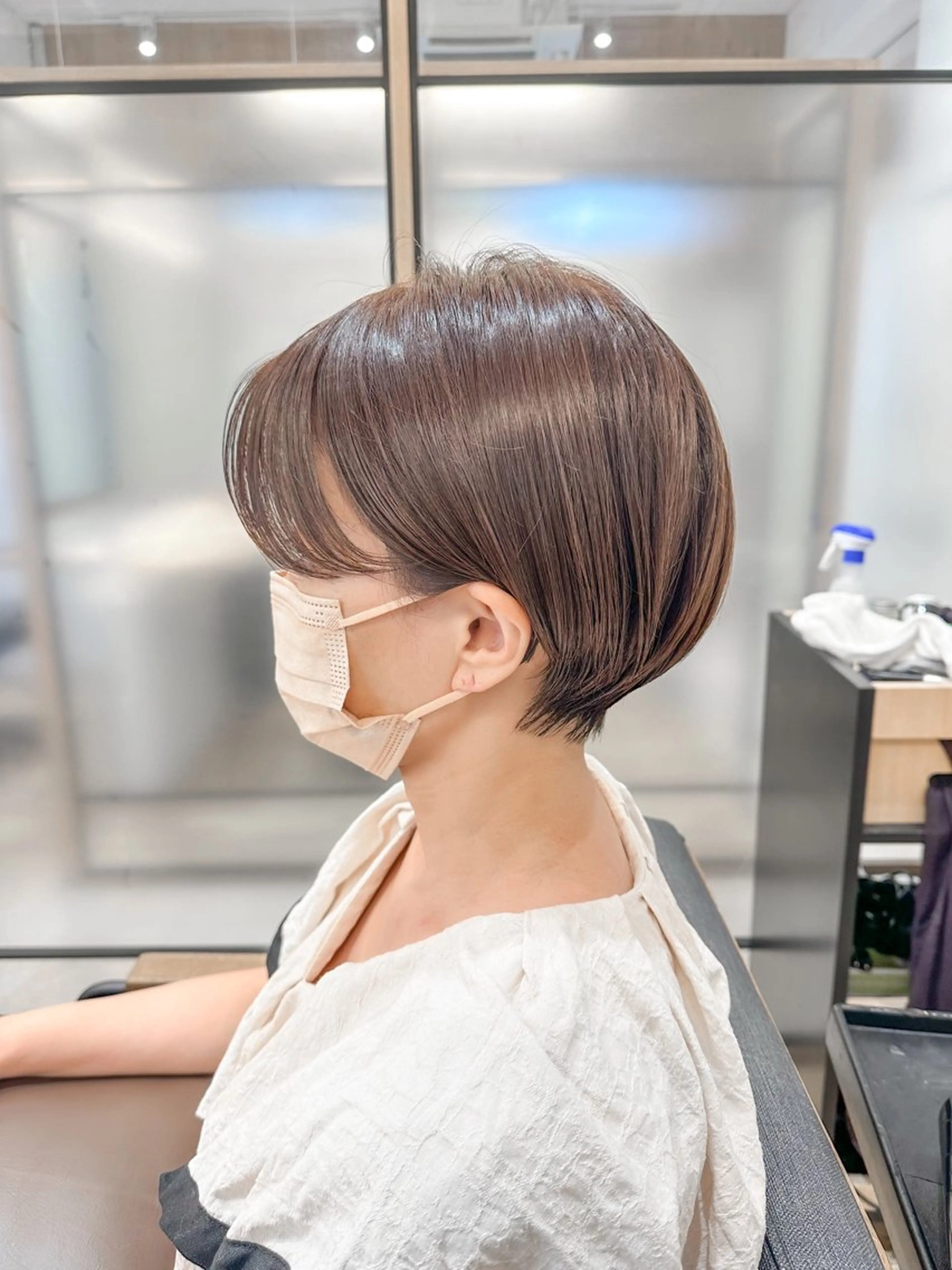 ショート シノハラ ガクト ショート/白髪ぼかしのヘアスタイル