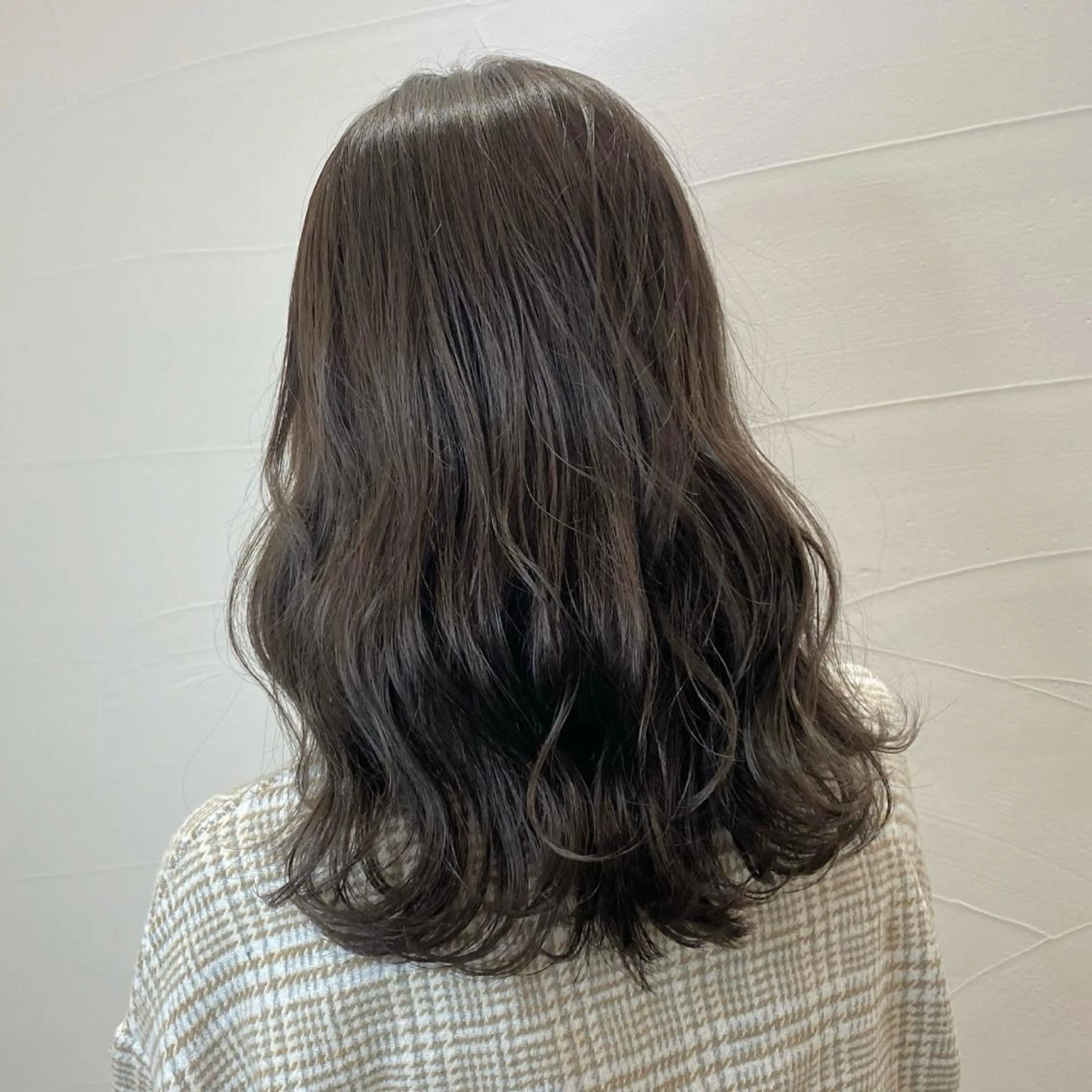 セミロング カラー アディクシーカラー バレイヤージュ ミストバング ブリーチ ケアブリーチ 韓国ヘア特化 💟 ララア 💟のヘアスタイル