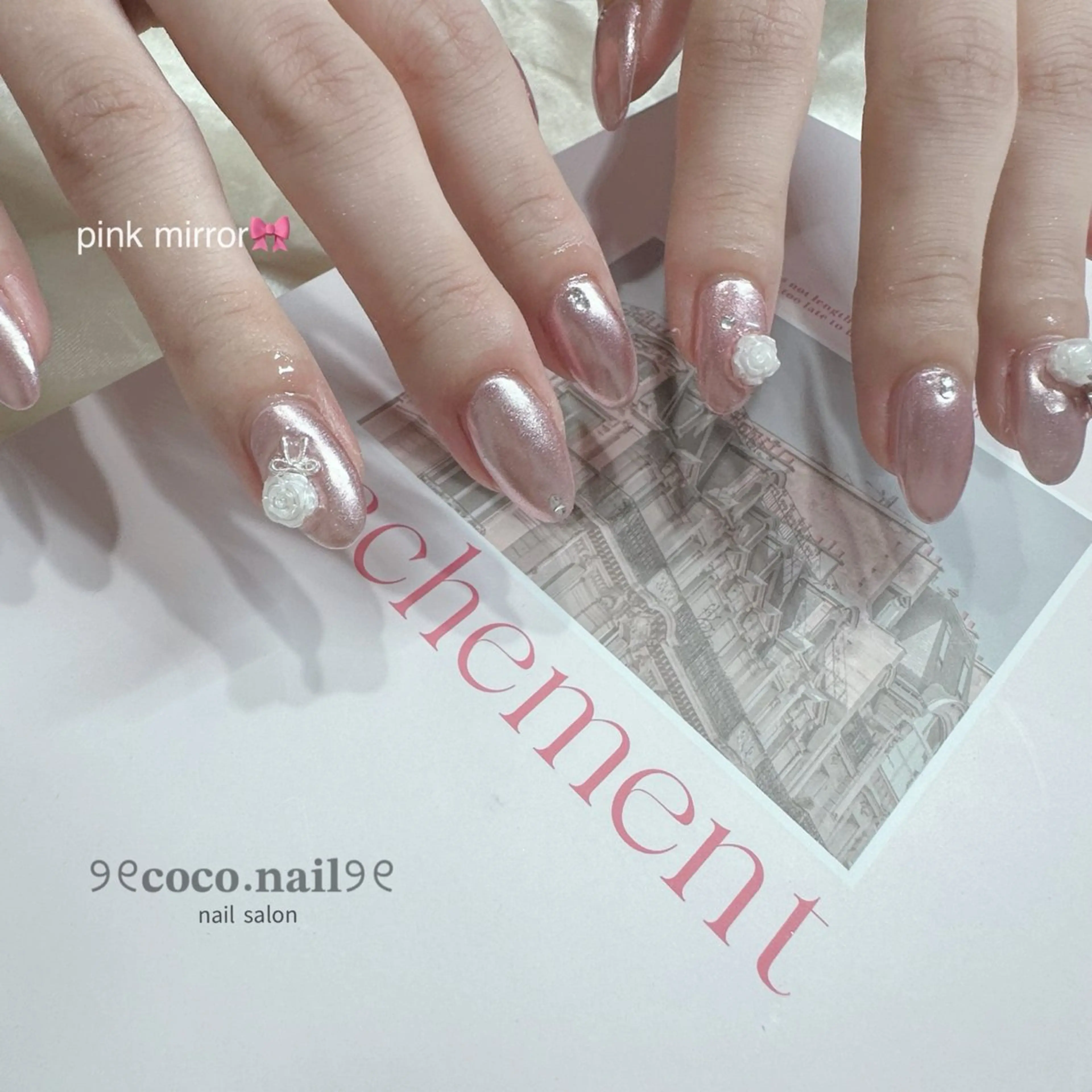 ネイル ハンドネイル lili.nail y2k/長さ出しのネイルデザイン