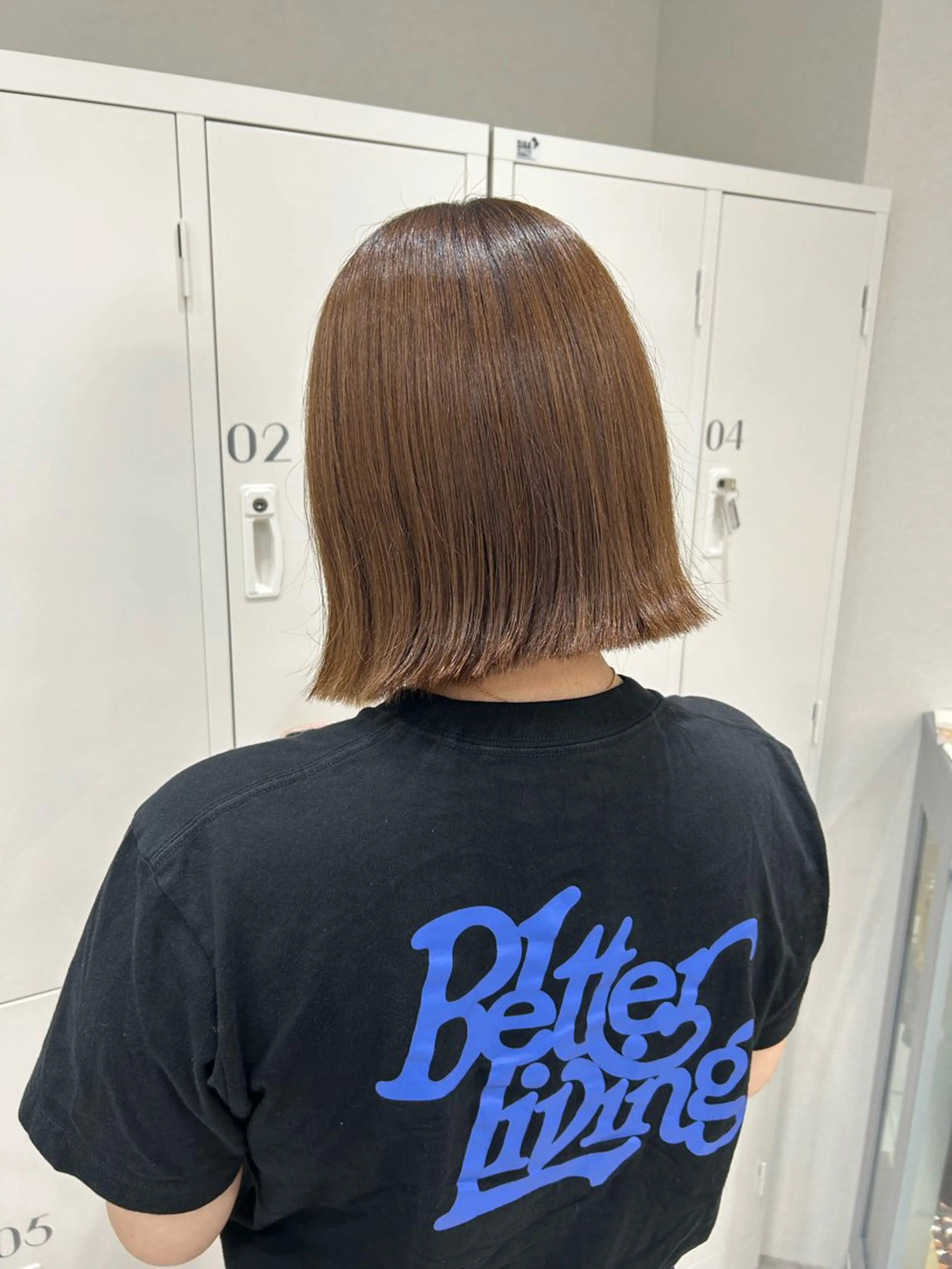 ミディアム カラー ヘアアレンジ ボブ カット ボブ /ニュアンス/ satomi🧸💖のヘアスタイル