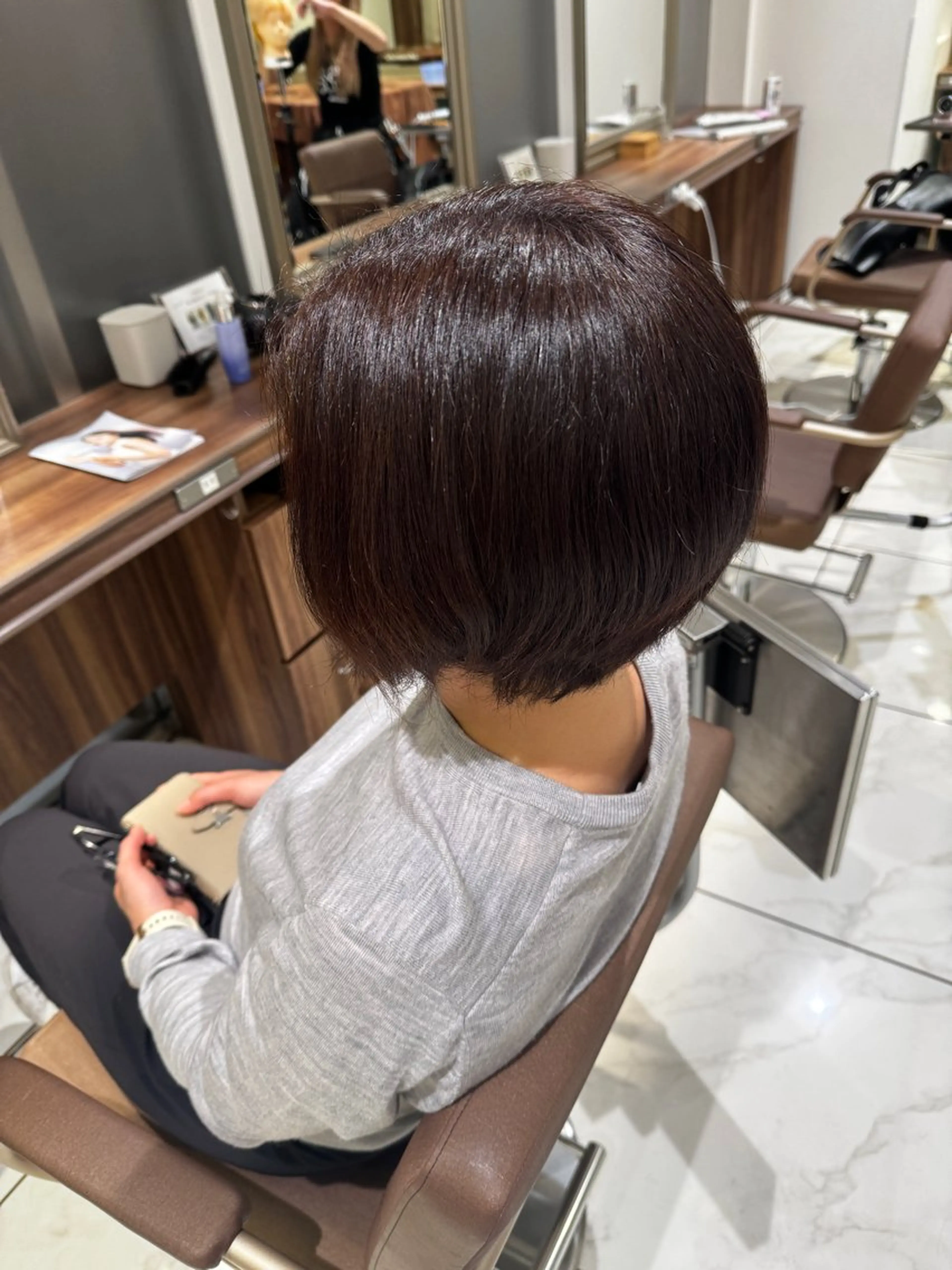 カラー ヘアカラー 岡本 一太のヘアスタイル