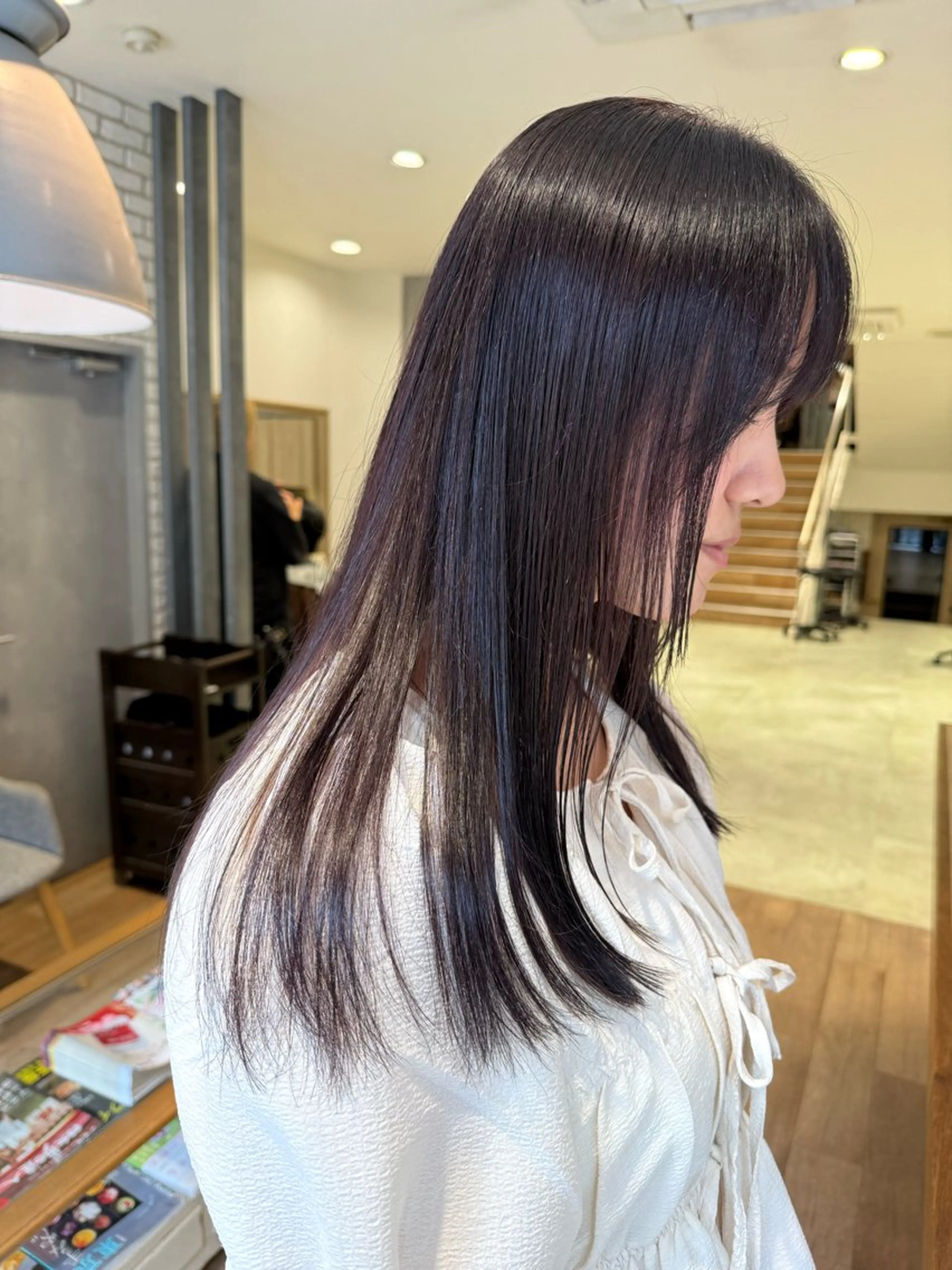 セミロング カット ヘアカラー トリートメント 🩰 柔らかいカラー tomomi🌛のヘアスタイル