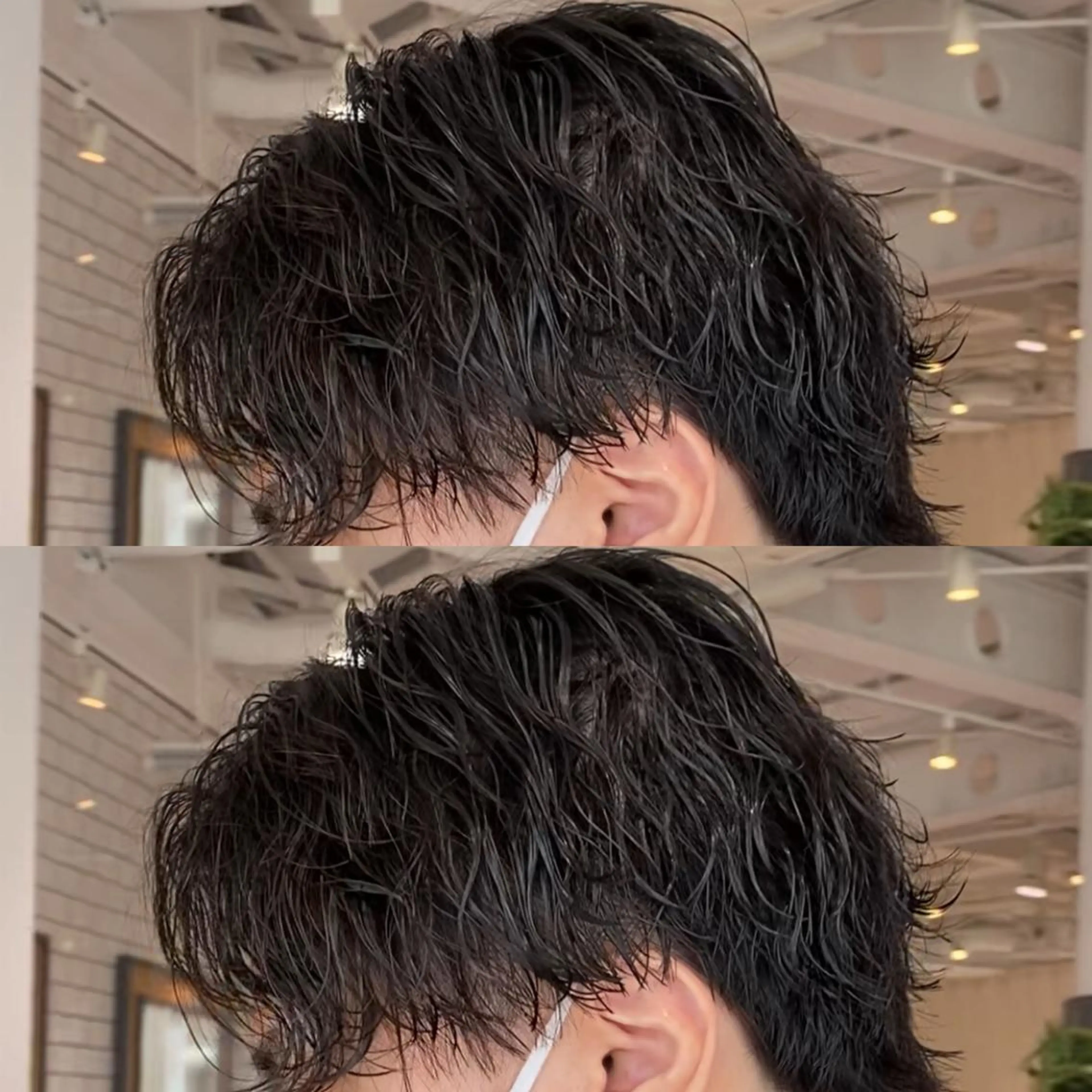 パーマ 神奈川大学最寄り白楽 三本松巧のヘアスタイル