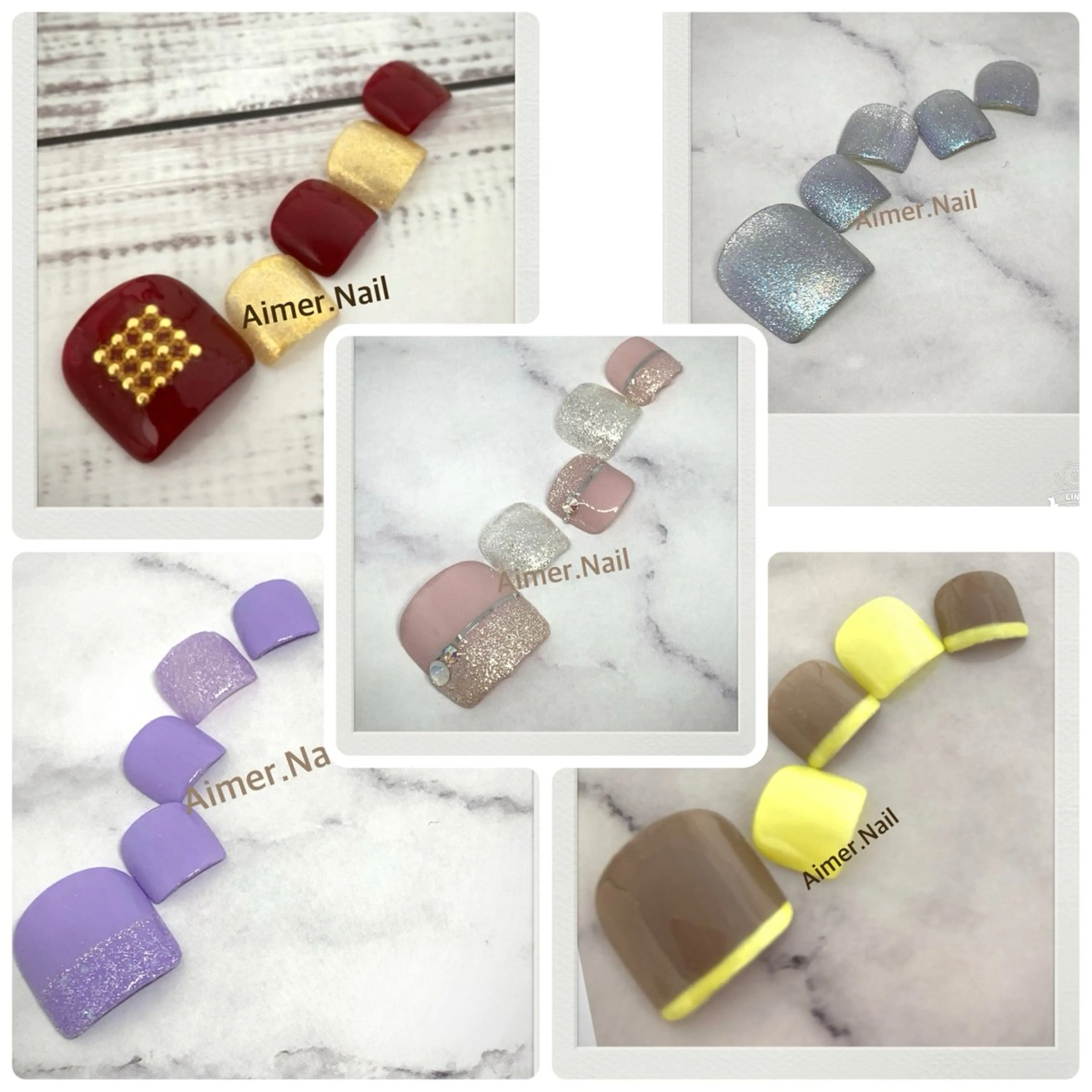 ネイル フットネイル ジェルネイル Aimer. Nailのネイルデザイン