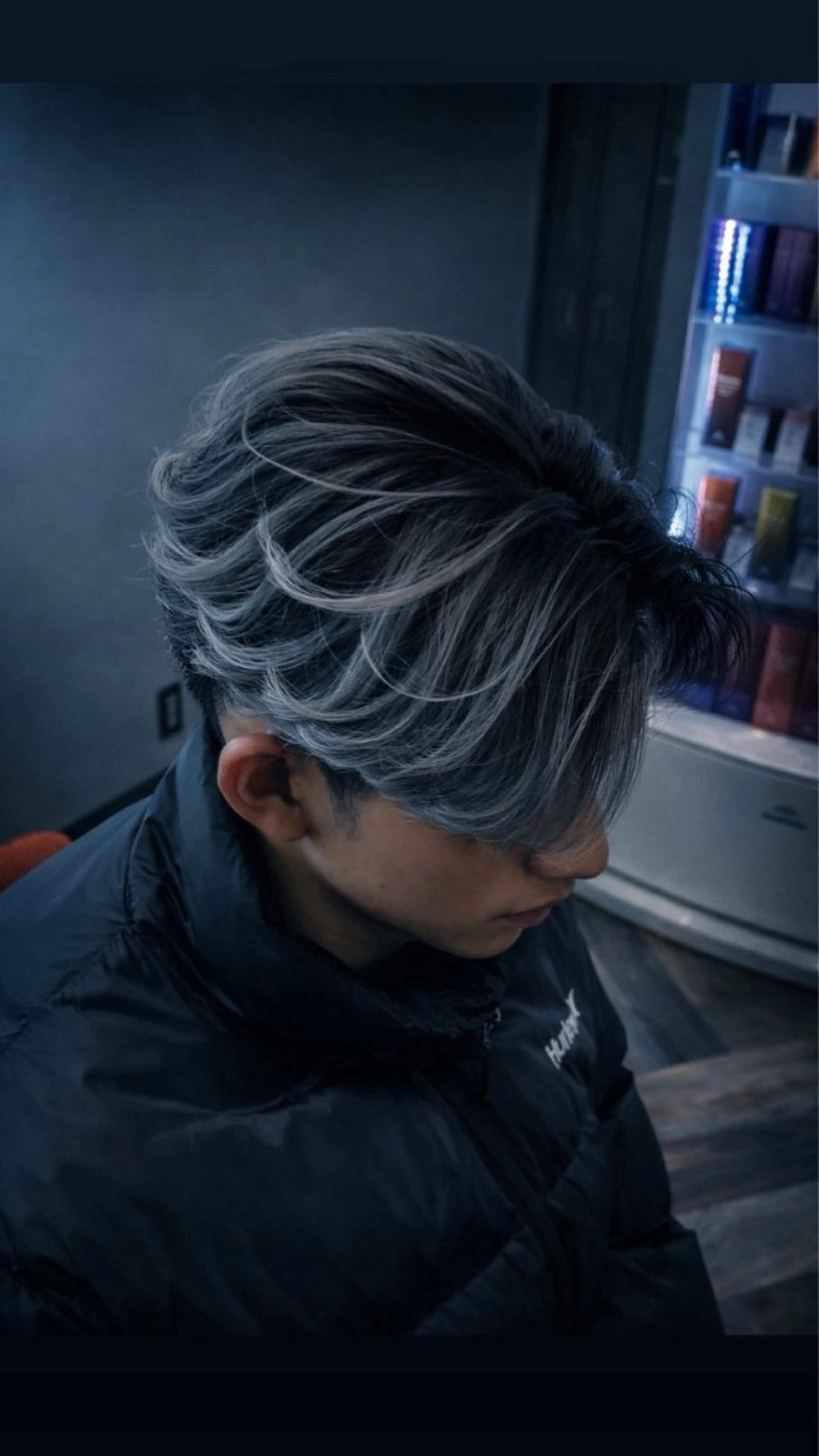 ショート カラー メンズ特化/フェザー /パーマ/伊勢元のヘアスタイル