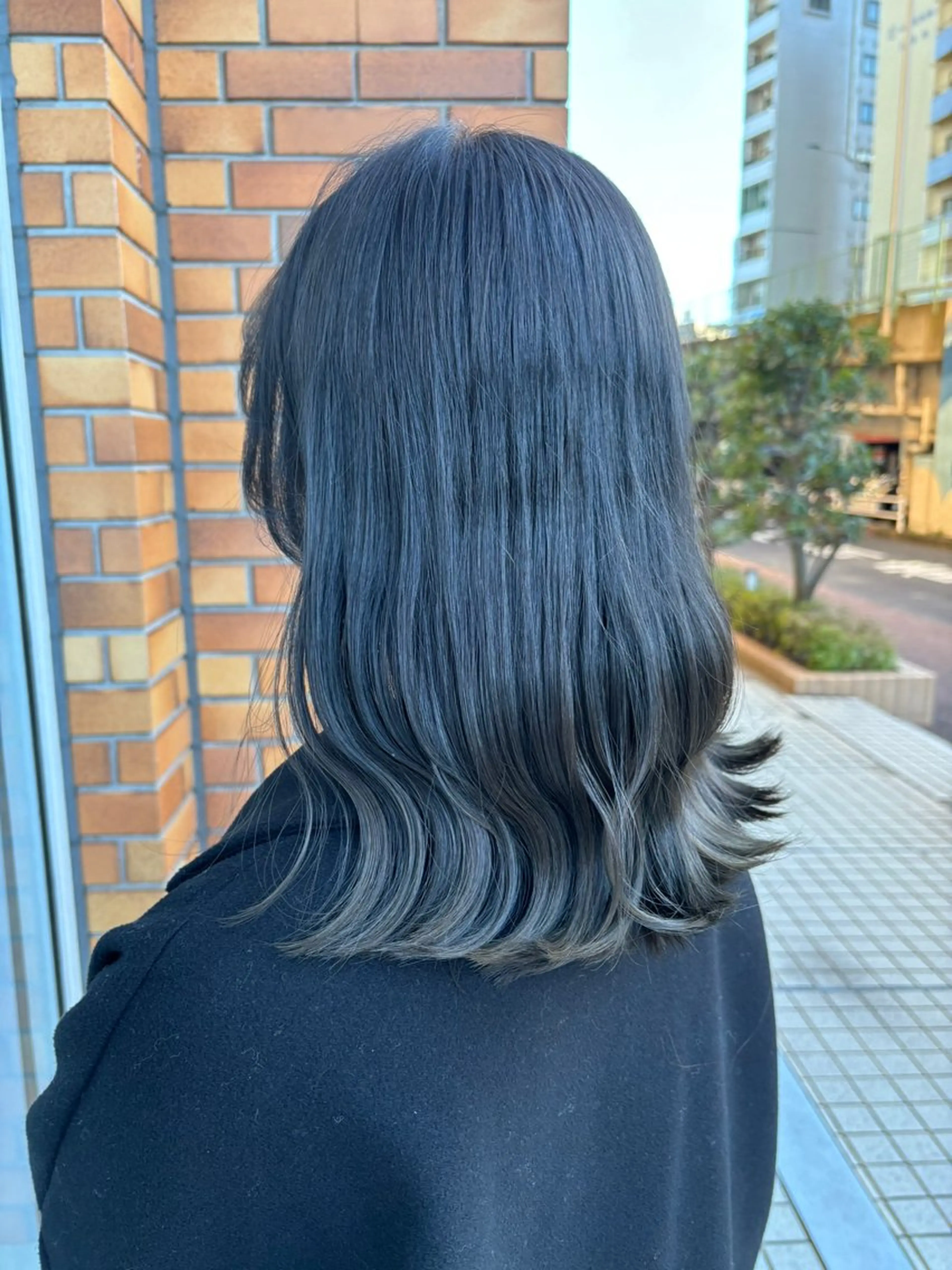 カラー アッシュ ベージュカラー ヘアカラー トリートメント 香野 優子のヘアスタイル