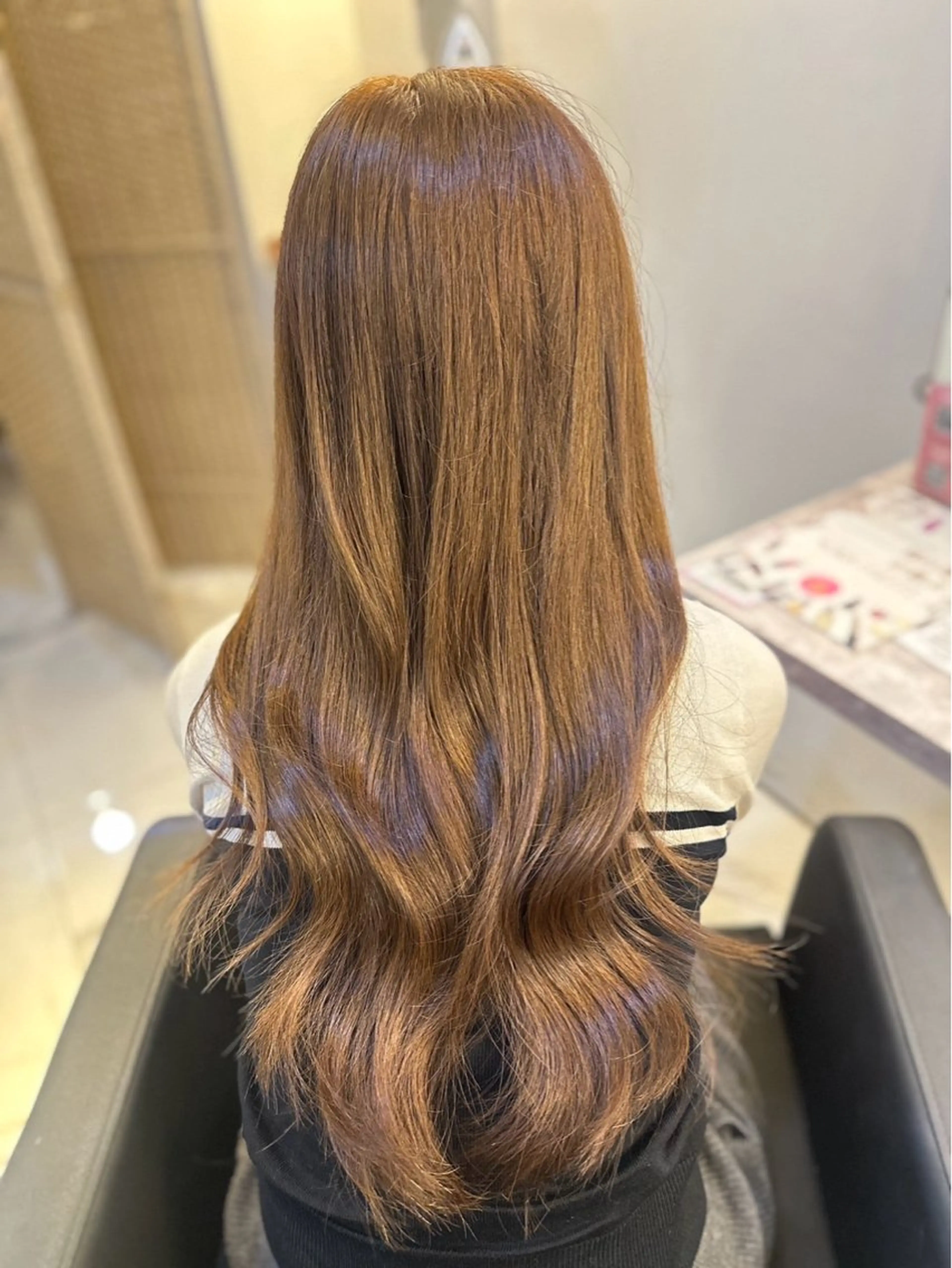 ロング カラー ヘアカラー Lee四ツ橋 maayaのヘアスタイル