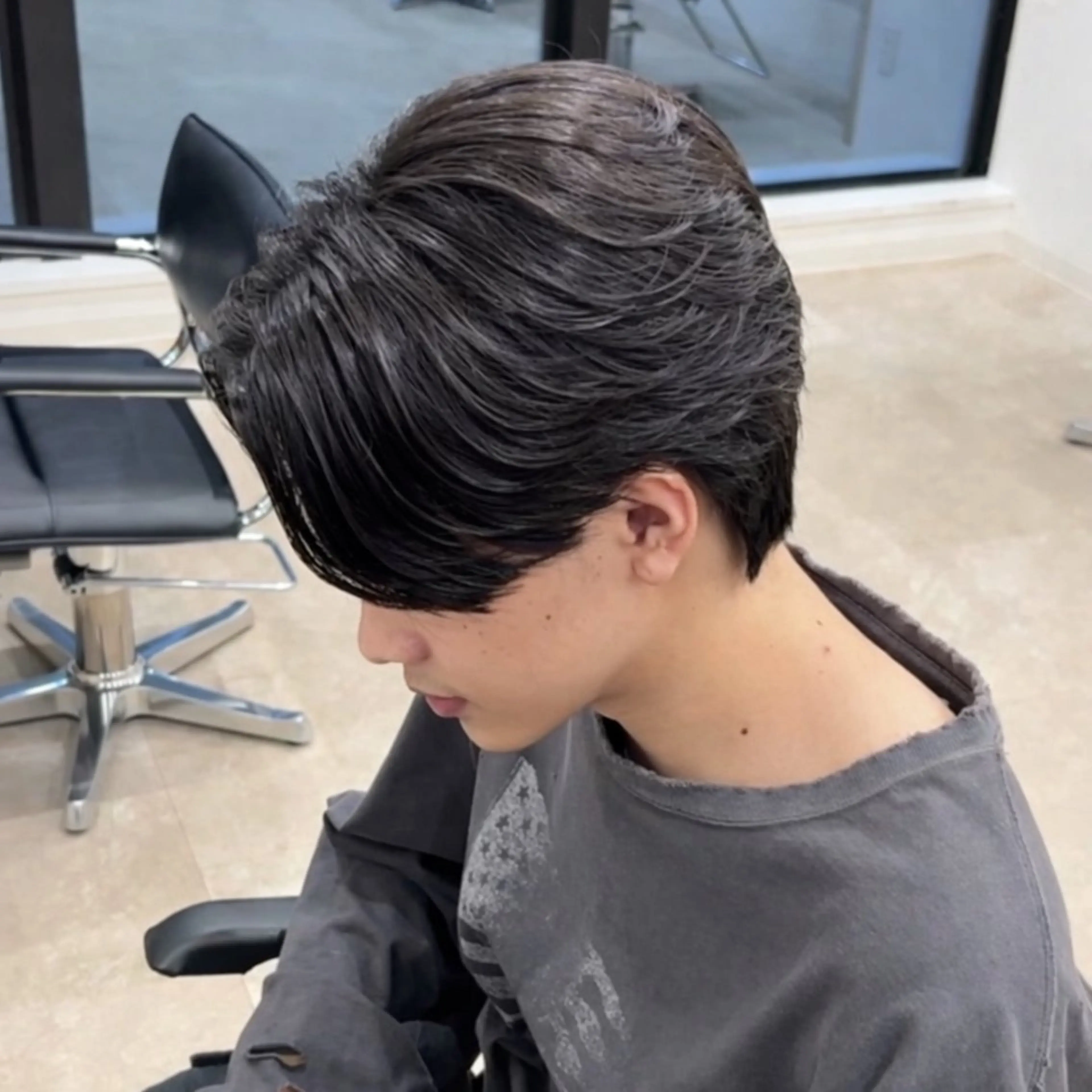 パーマ メンズ カット パーマ シャドウ🐾✖️ 波巻き🌊/AOIのヘアスタイル