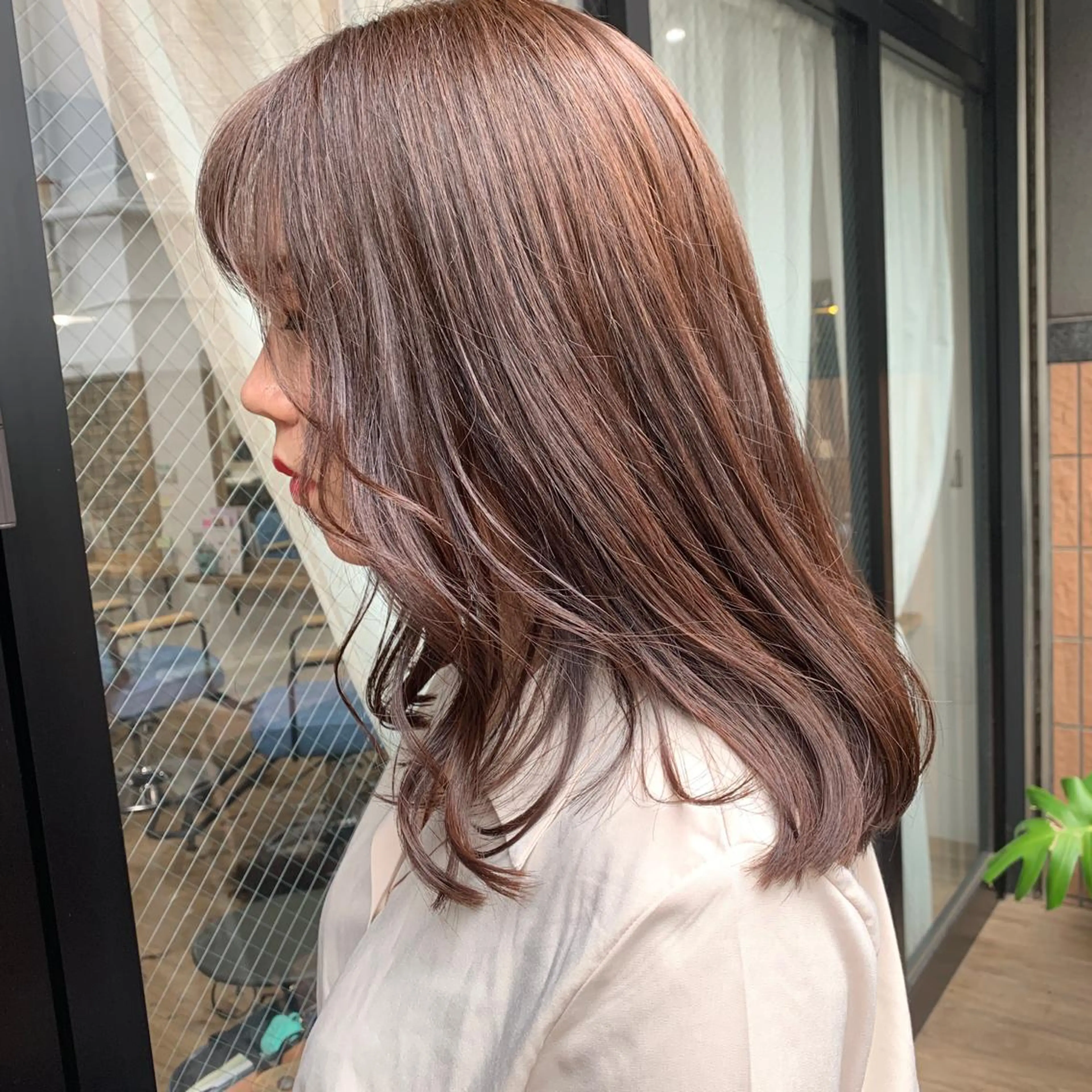 セミロング HARUKA韓国ヘア /Luana梅田のヘアスタイル