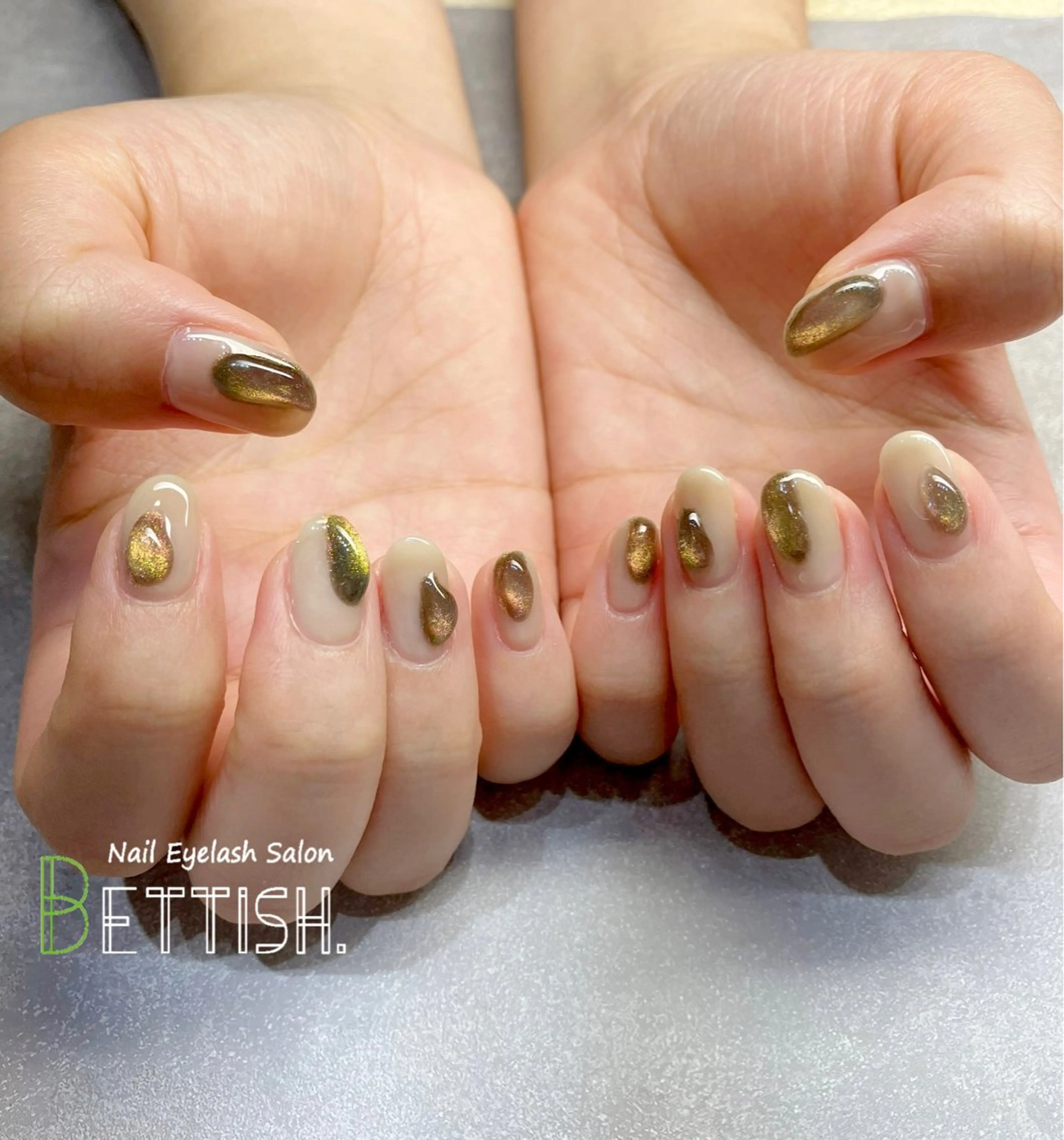 ネイル マグネットネイル ぷっくりネイル BETTISH. KUMIKO☺︎︎のネイルデザイン