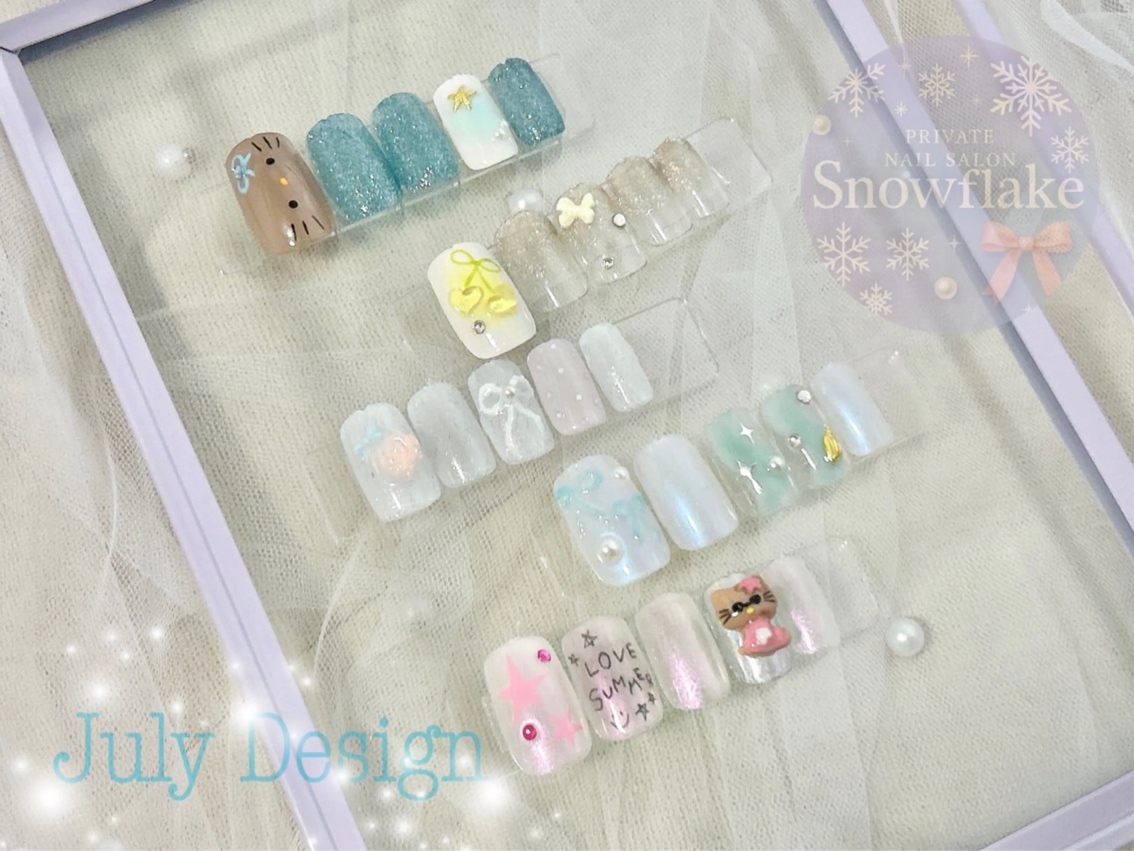 ネイル Snow flake 🫧YUKIのネイルデザイン