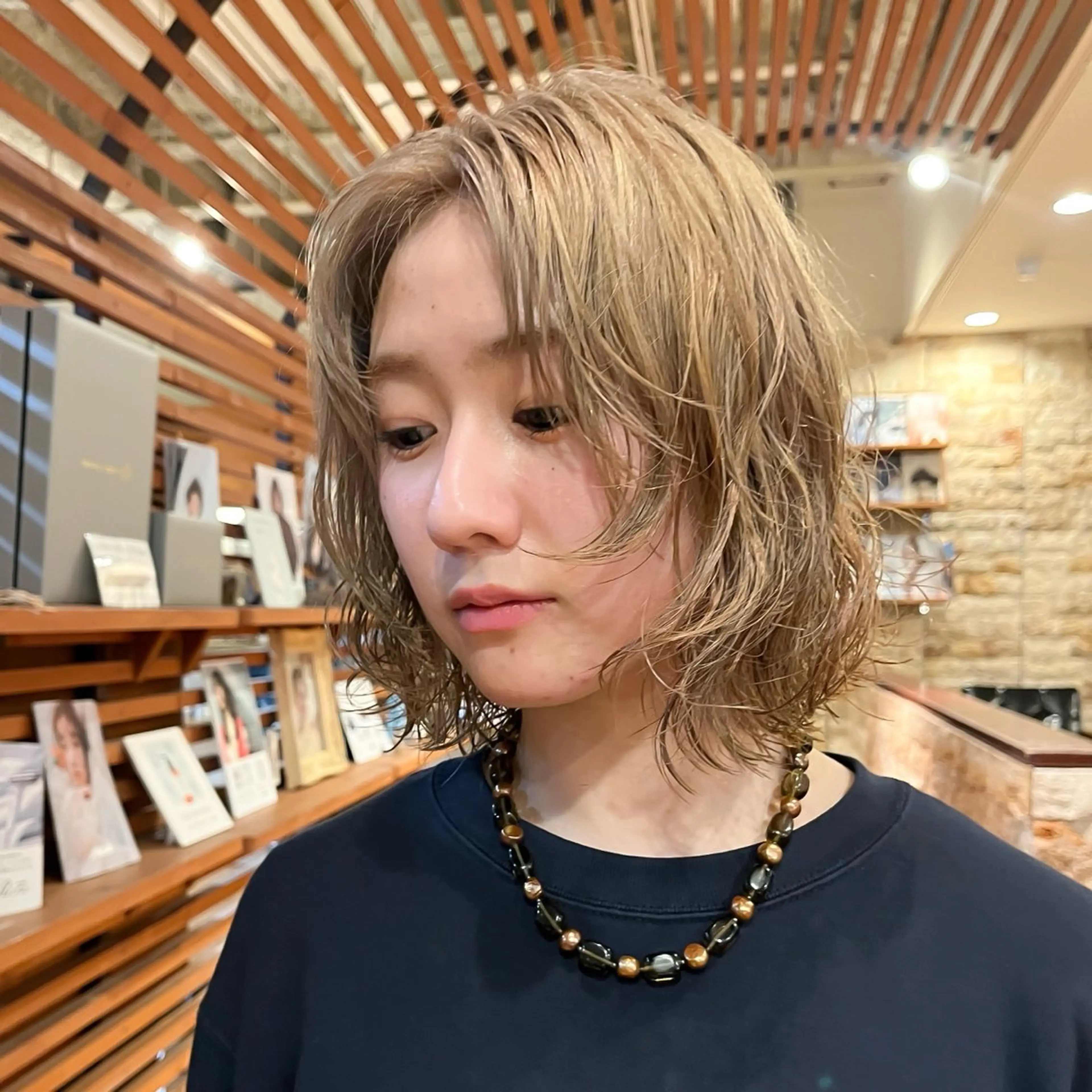 ショート カット ヘアカラー たおちゃん／レイヤー ／透明感カラーのヘアスタイル