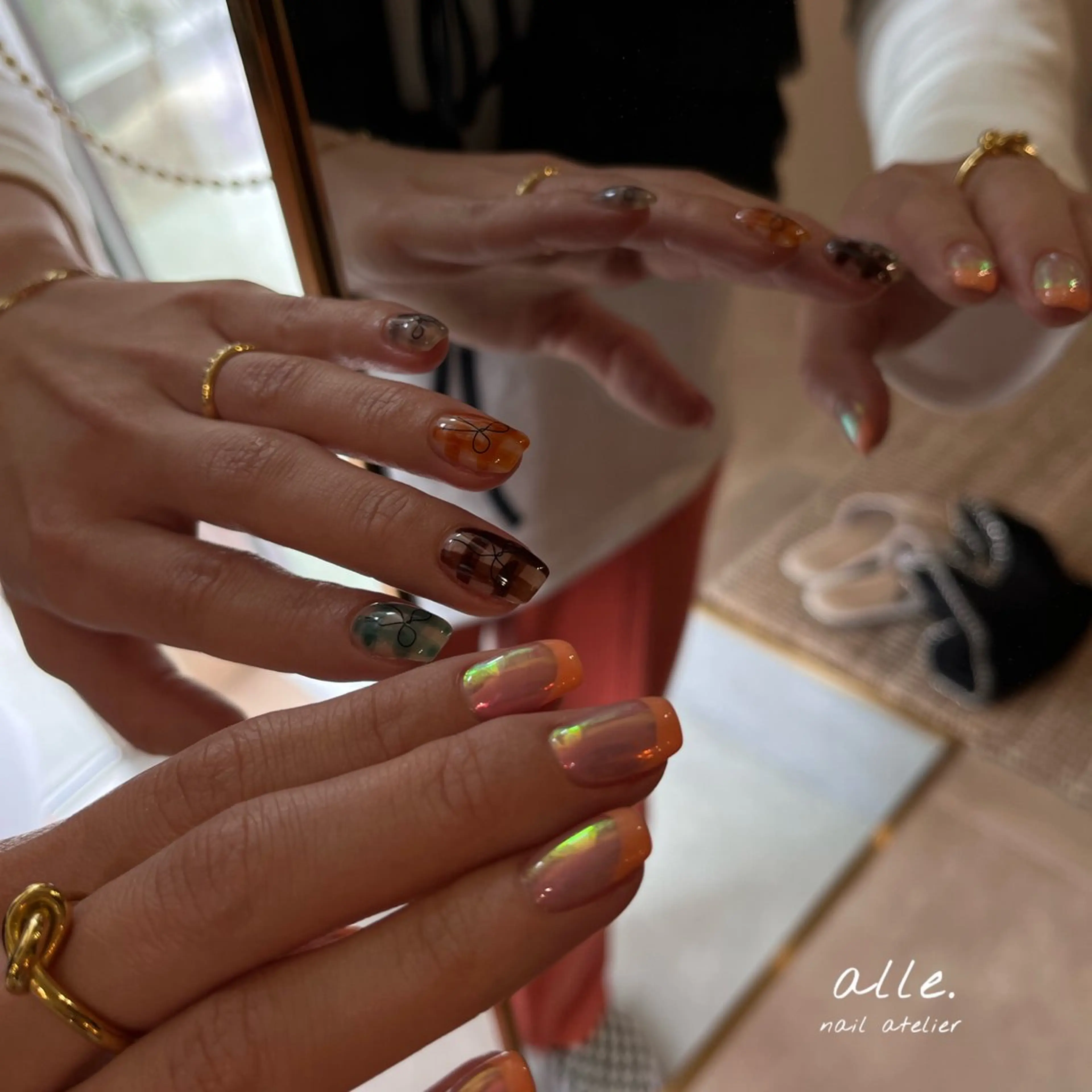 ネイル ハンドネイル atelier alle.のネイルデザイン