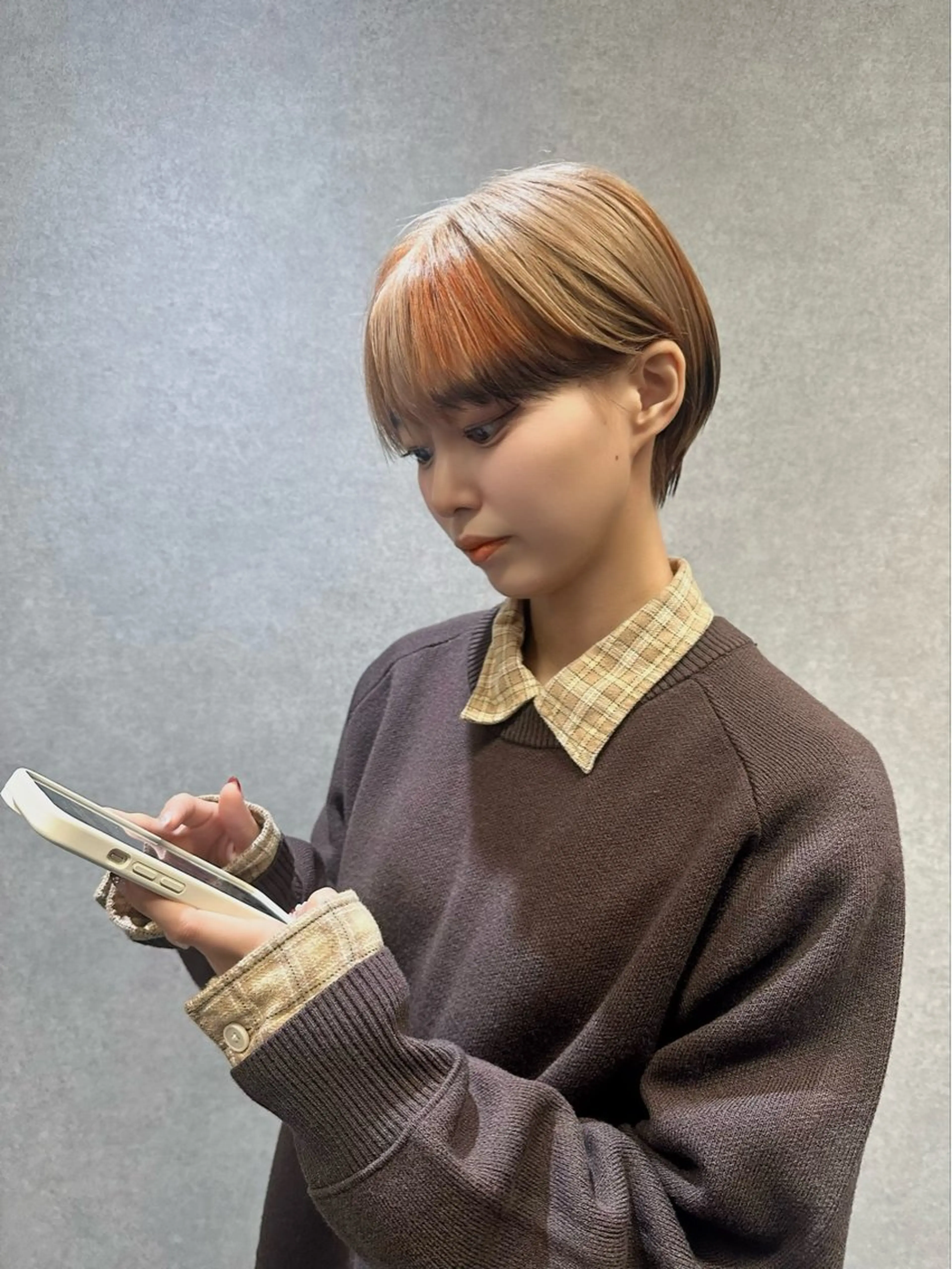 ショート カラー カット ヘアカラー トリートメント ケアブリーチ特化✨/ 艶カラー/エクステのヘアスタイル