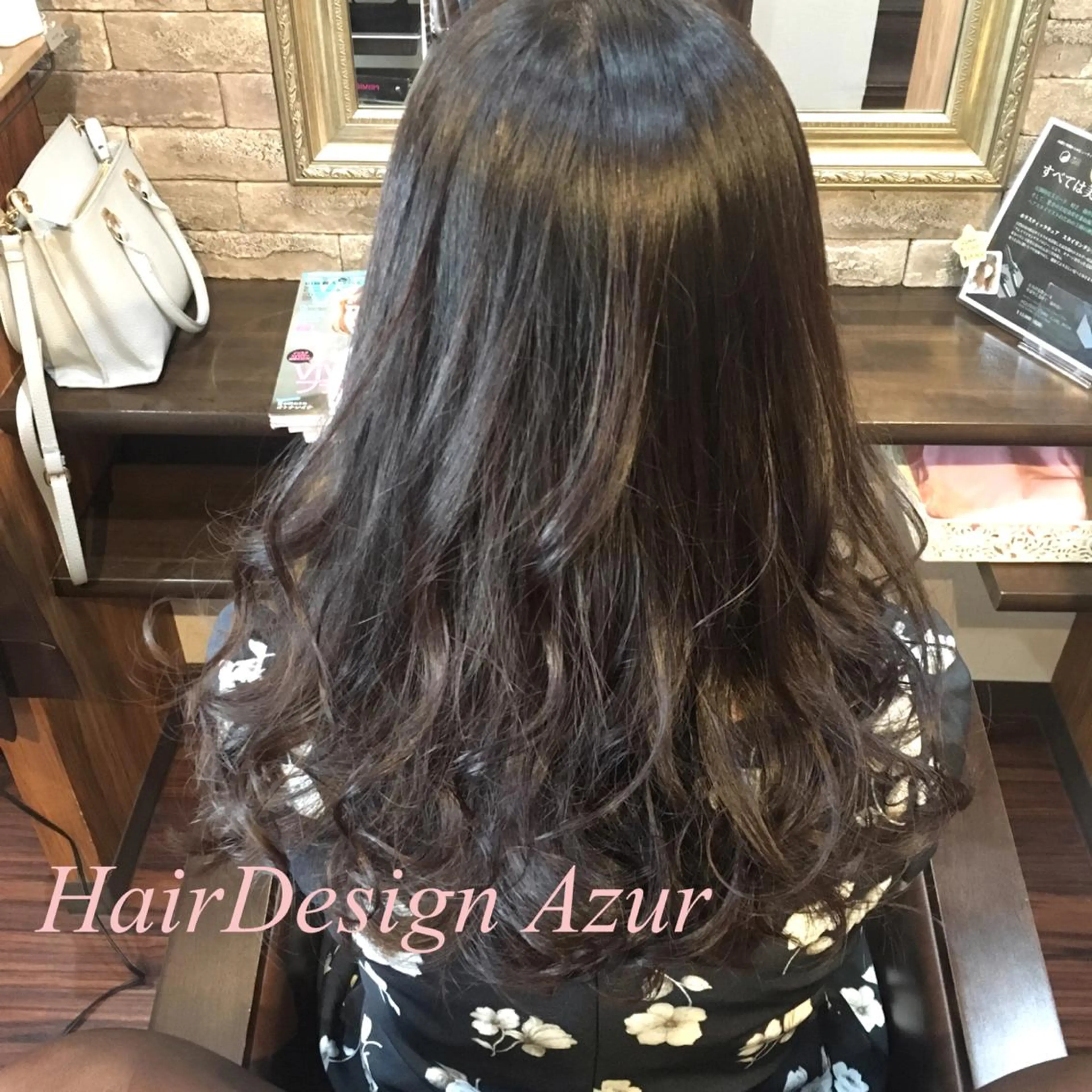 ロング カラー HairDesign Azurのヘアスタイル