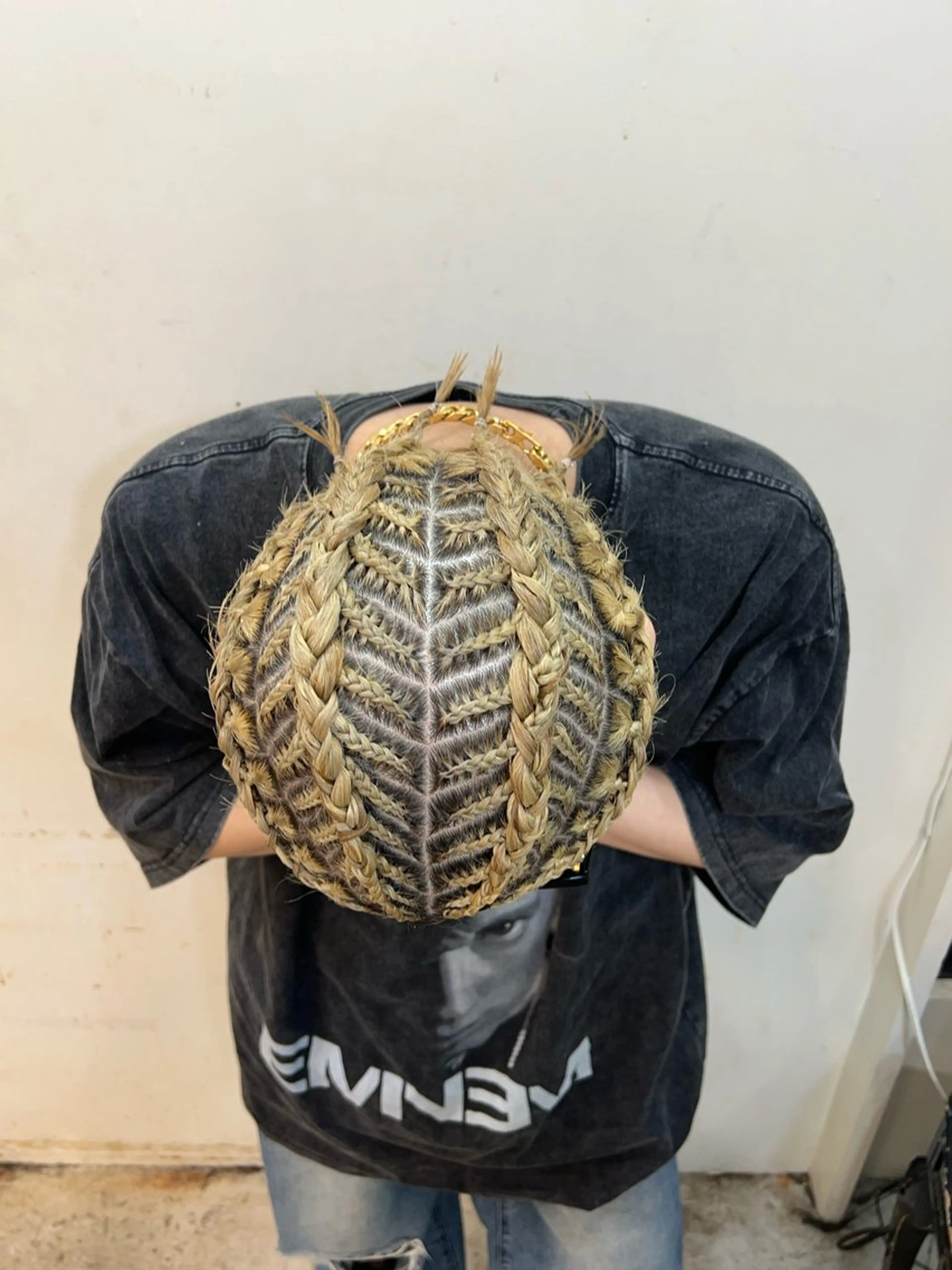 ヘアアレンジ コーンロウ／ドレッド 浅賀晟弥のヘアスタイル