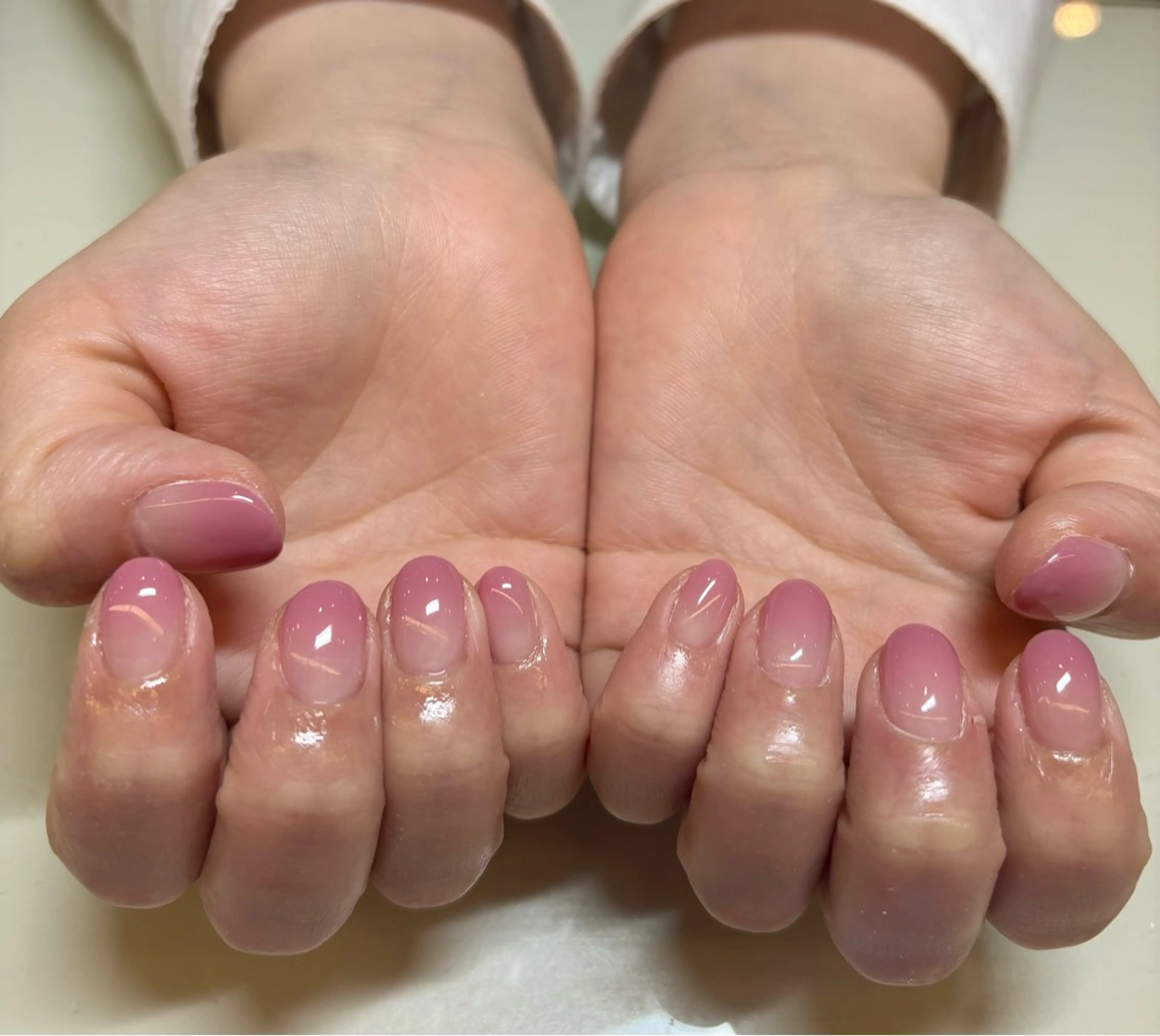 ネイル グラデーション 上田 彩乃のネイルデザイン