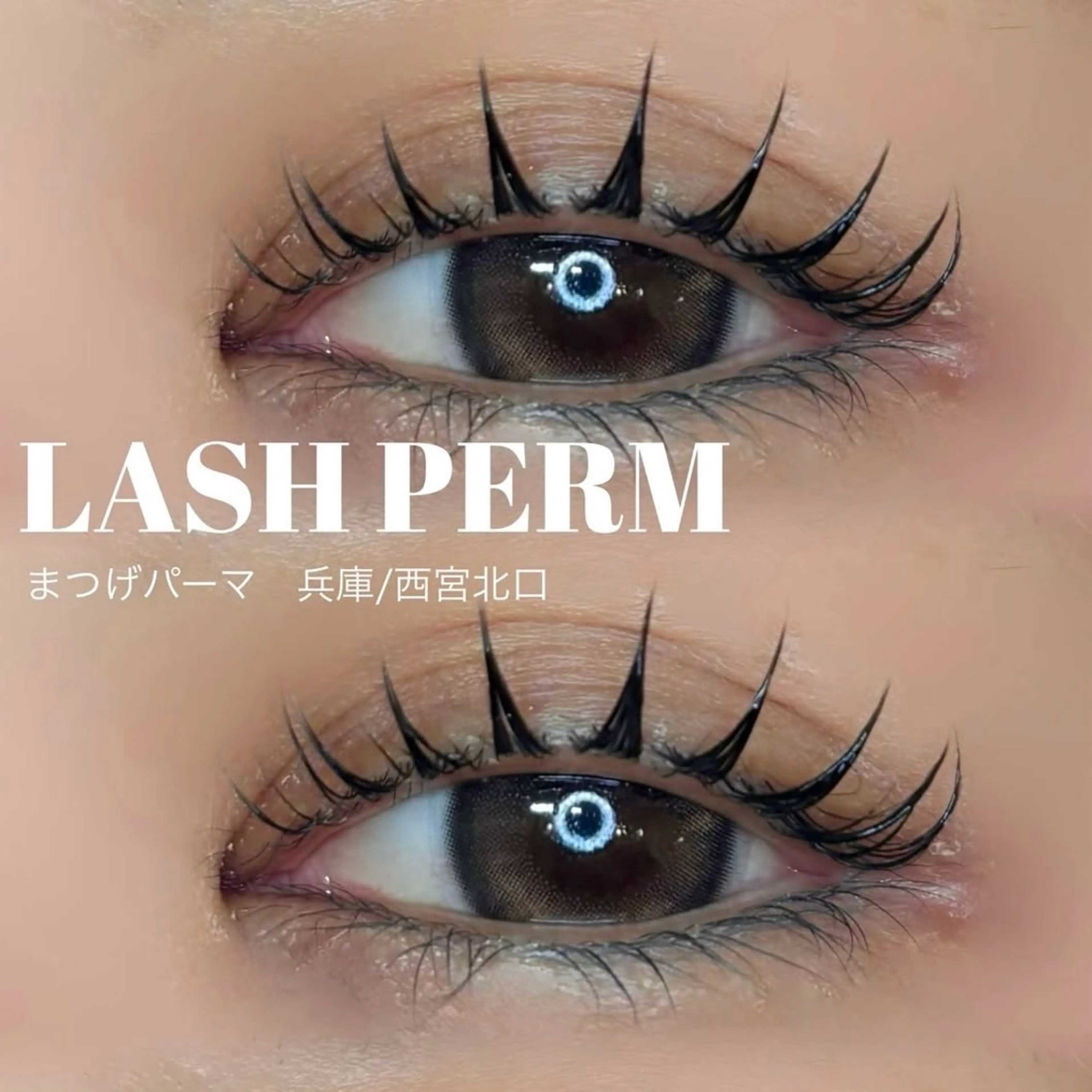 今話題!【まつパ+フラットラッシュ100本〜+ケア2種】ボリュームも欲しいし上げたい人におすすめ!!の写真