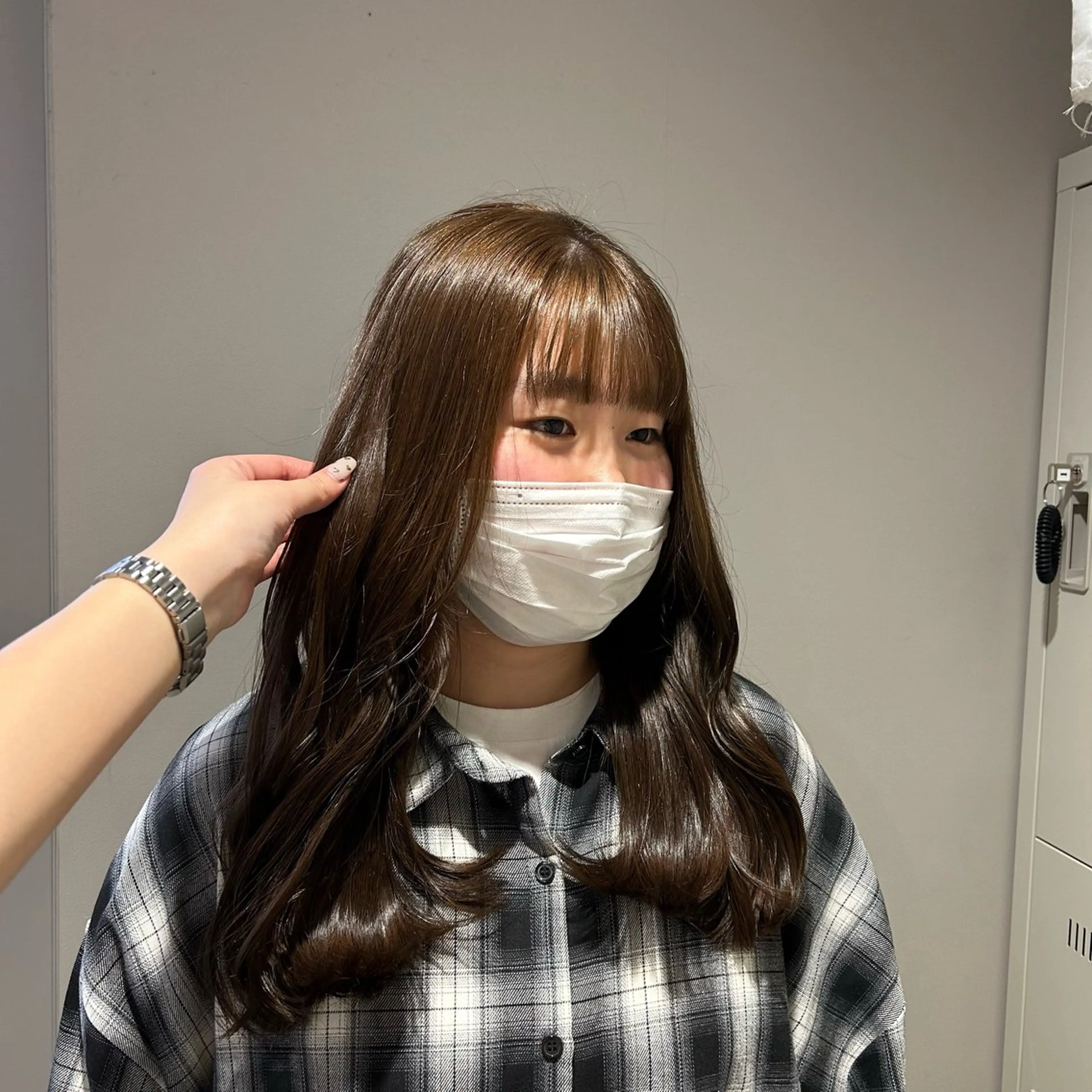 カラー 透明感ベージュ🤎 ナチュラルレイヤーのヘアスタイル