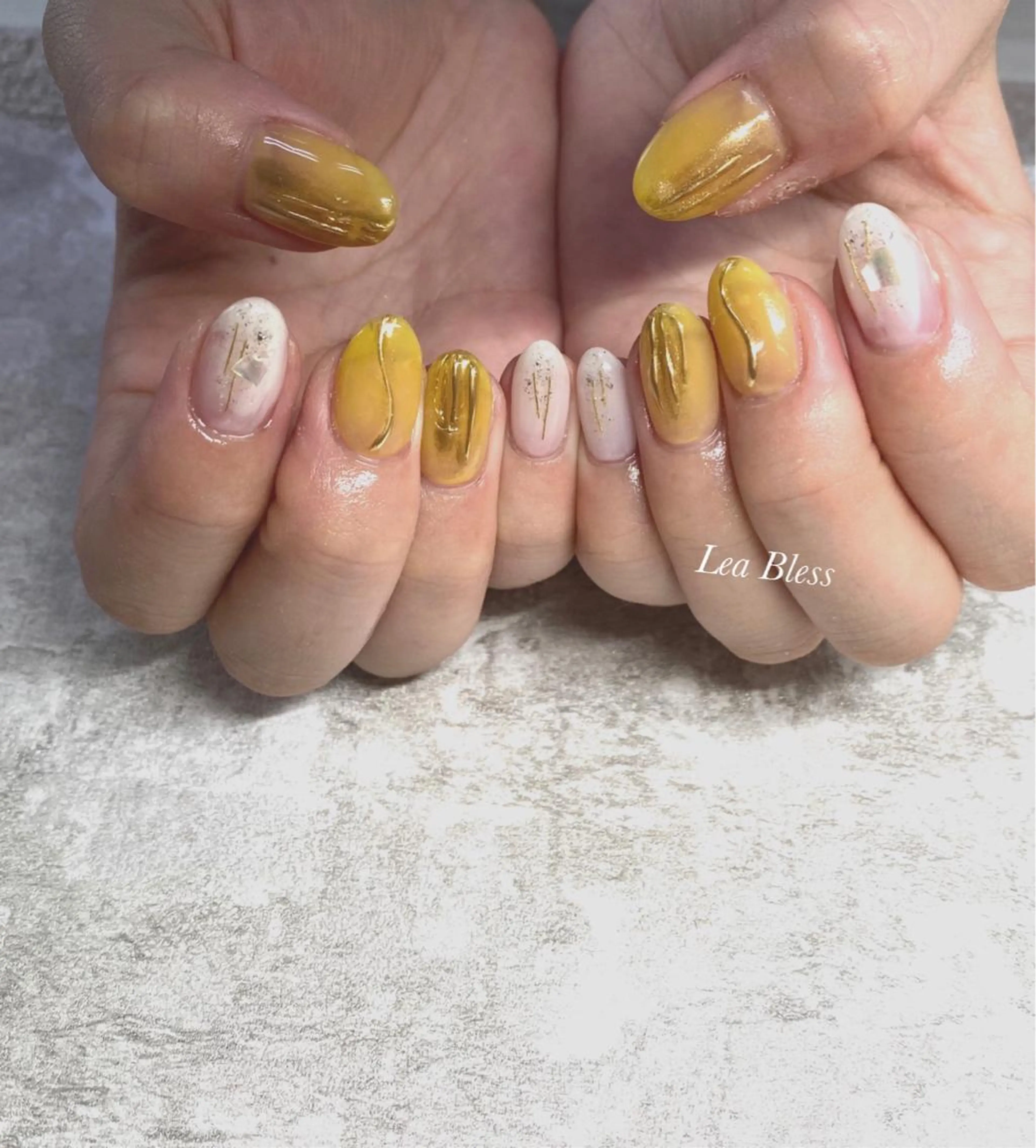 ネイル ハンドネイル Lea Bless 河原町のネイルデザイン