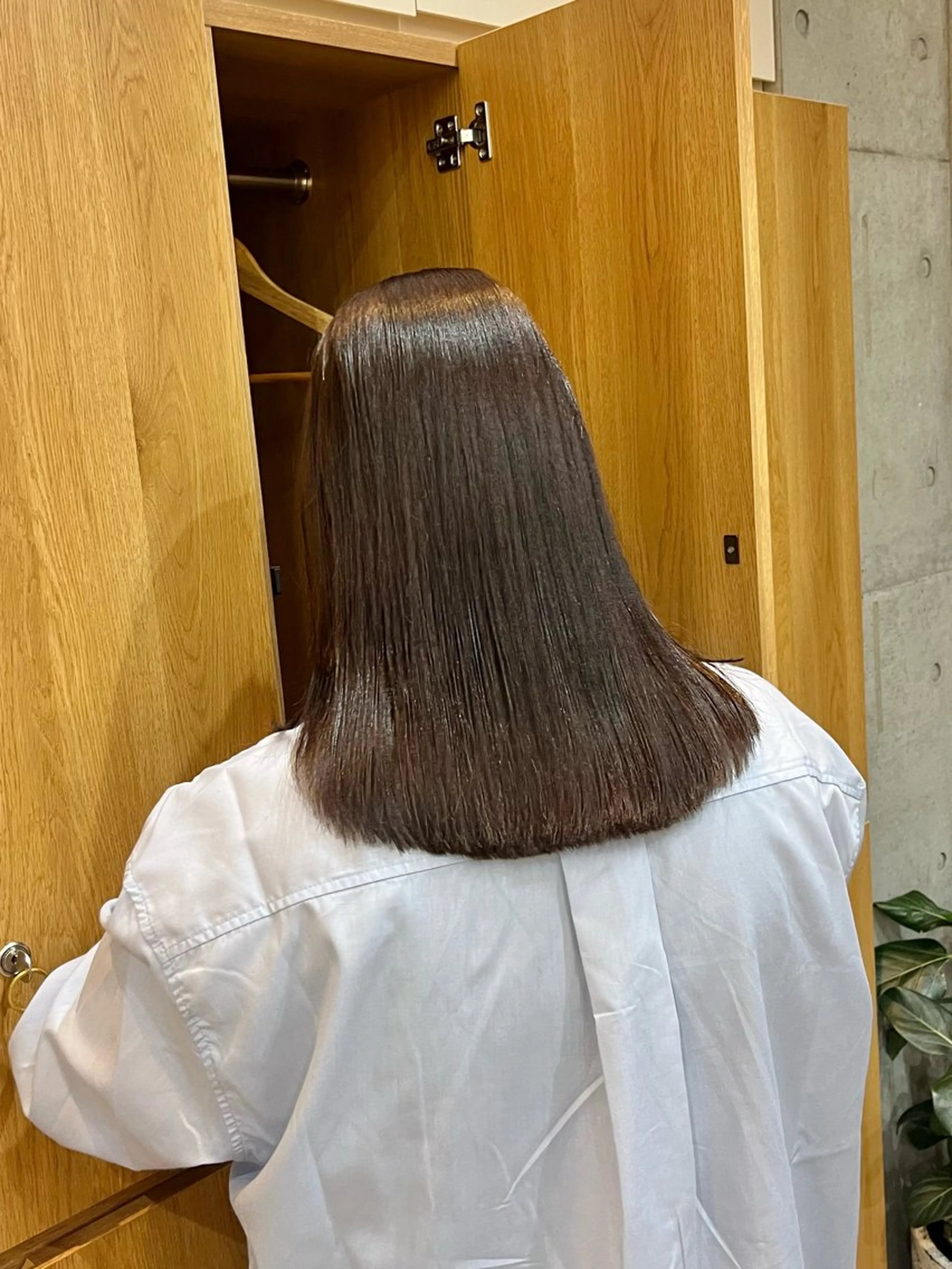 ミディアム カット ヘアカラー 縮毛矯正 トリートメント ヘアセット 🫧レイヤー/暖色 /ベージュMAI🫧のヘアスタイル