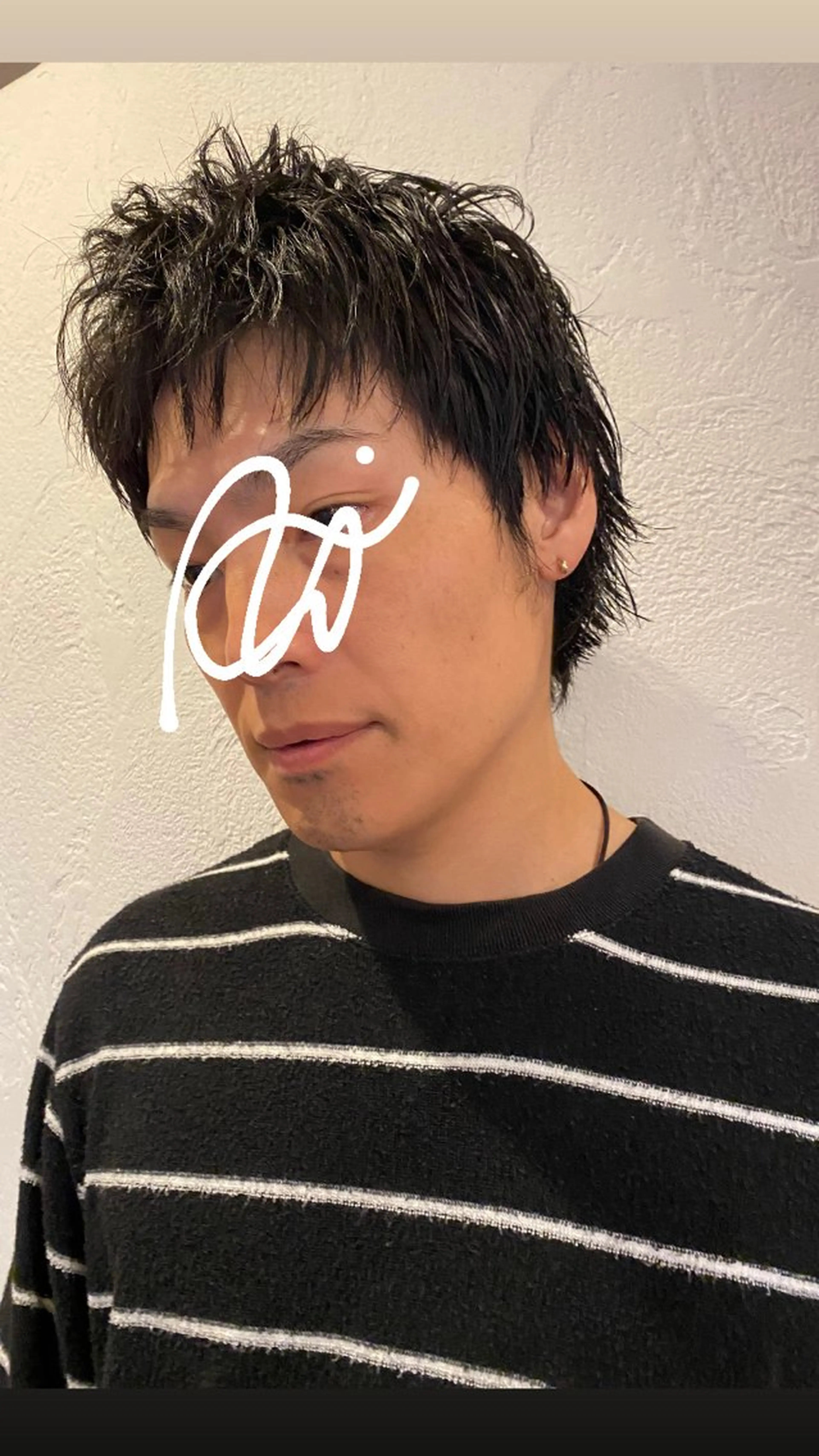 ショート メンズ スパイキーショート ショートヘア 井上 歩美のヘアスタイル