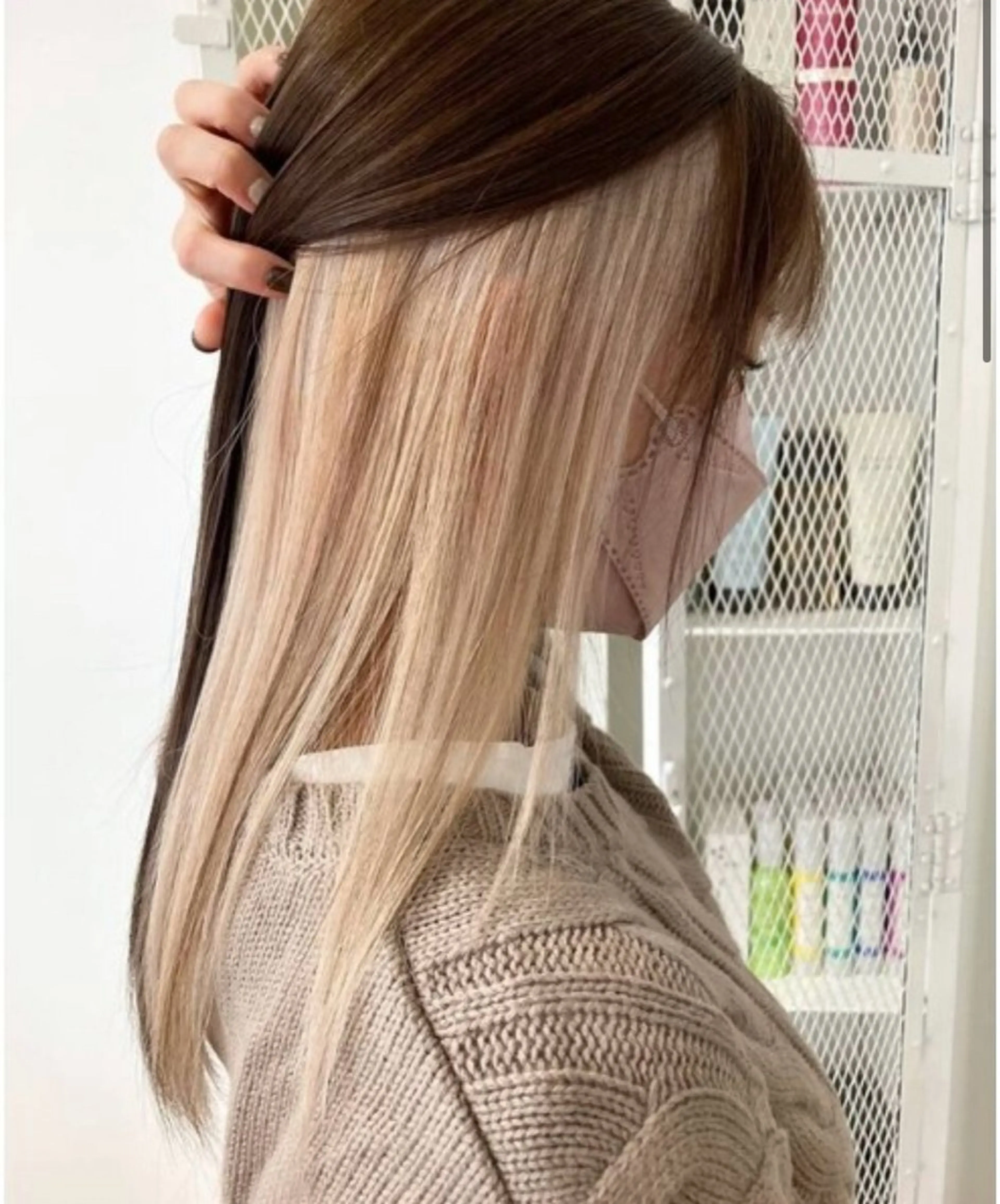 インナーカラー／イヤリングカラー🌟ブリーチ込み🌟の写真