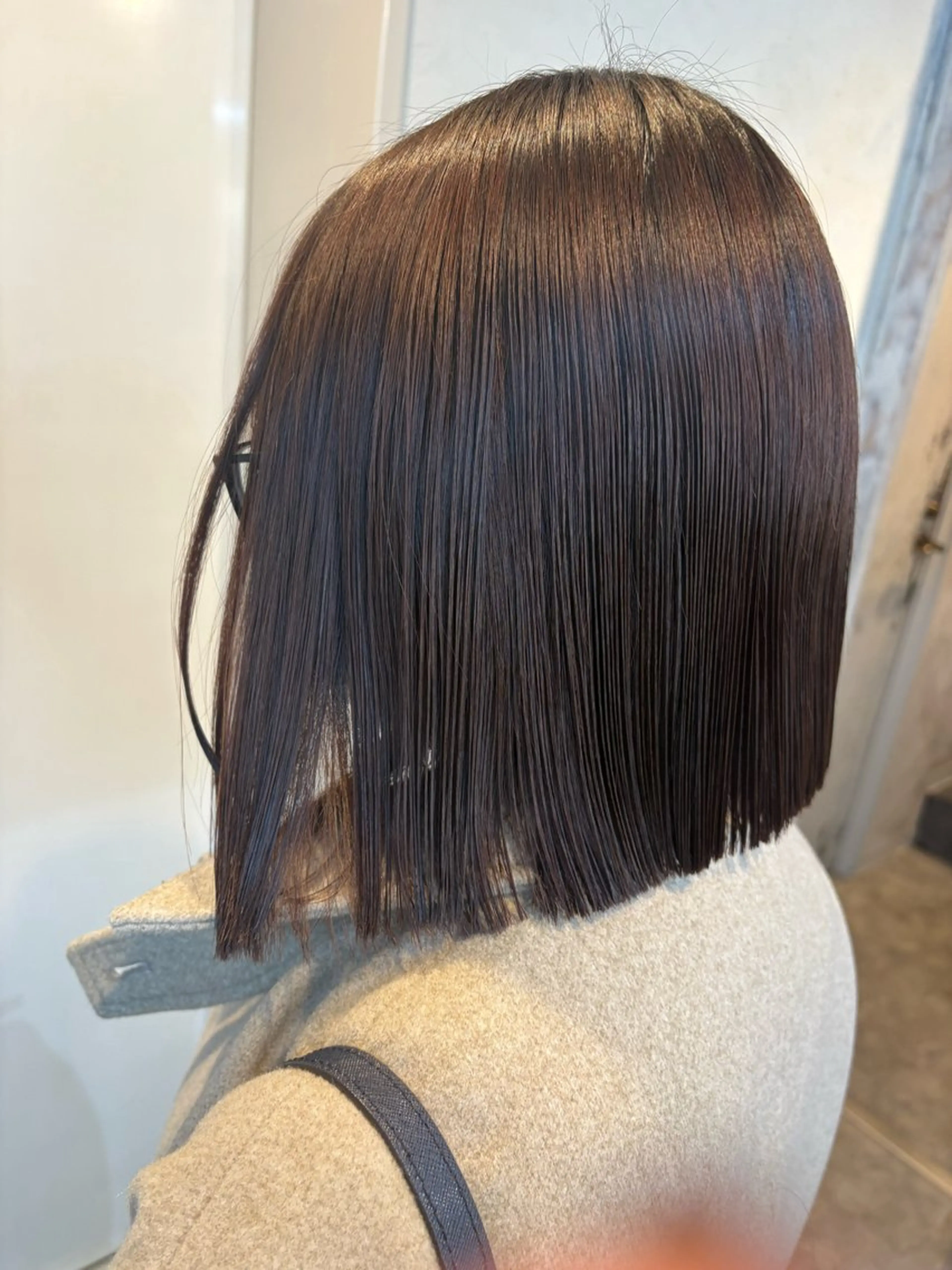 ショート ボブ トリートメント カット シモイケ ルアのヘアスタイル