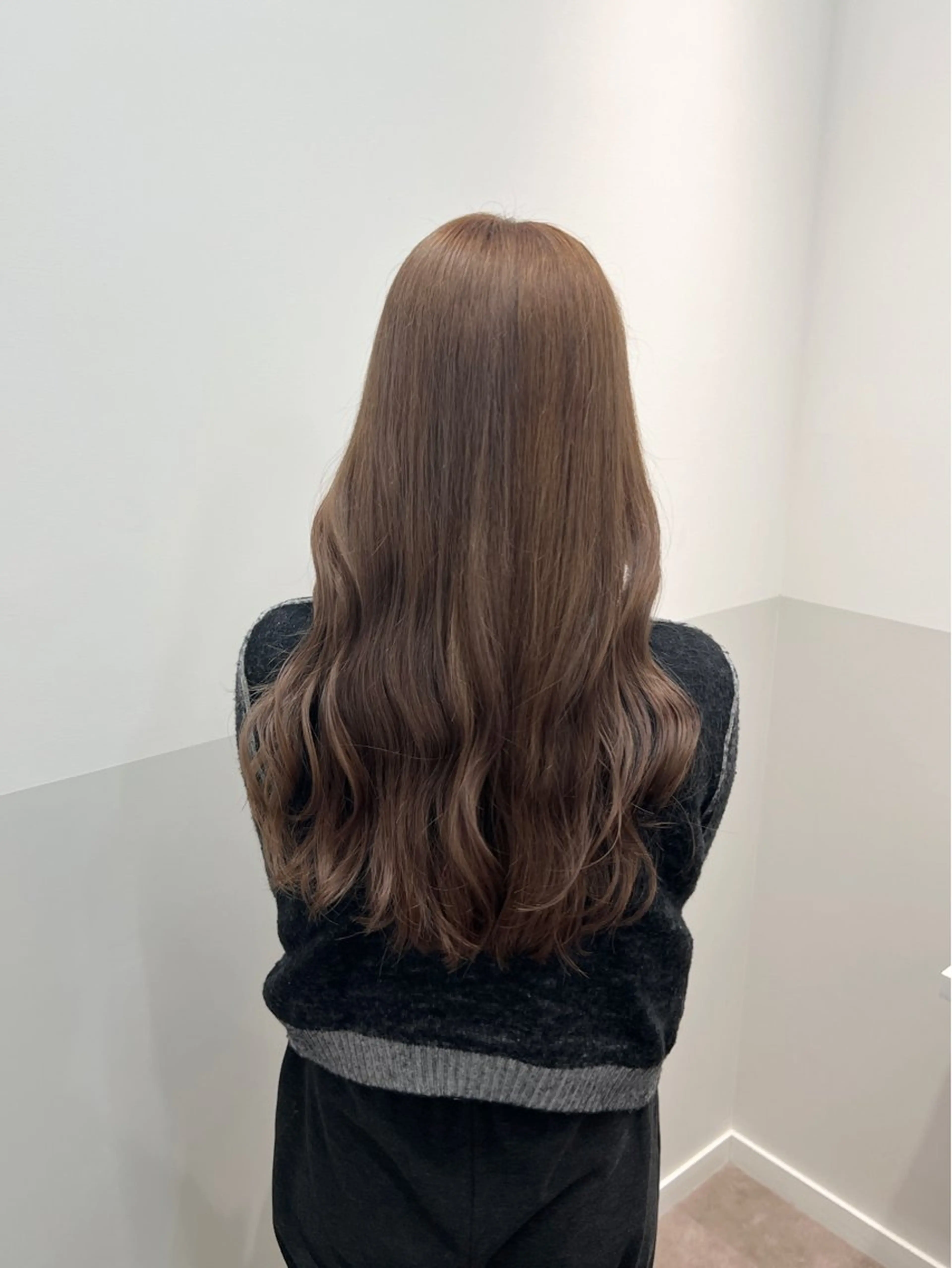 ロング カラー ヘアアレンジ ベージュカラー ヘアカラー トリートメント 似合わせレイヤー/ 美髪縮毛矯正/ミナエのヘアスタイル