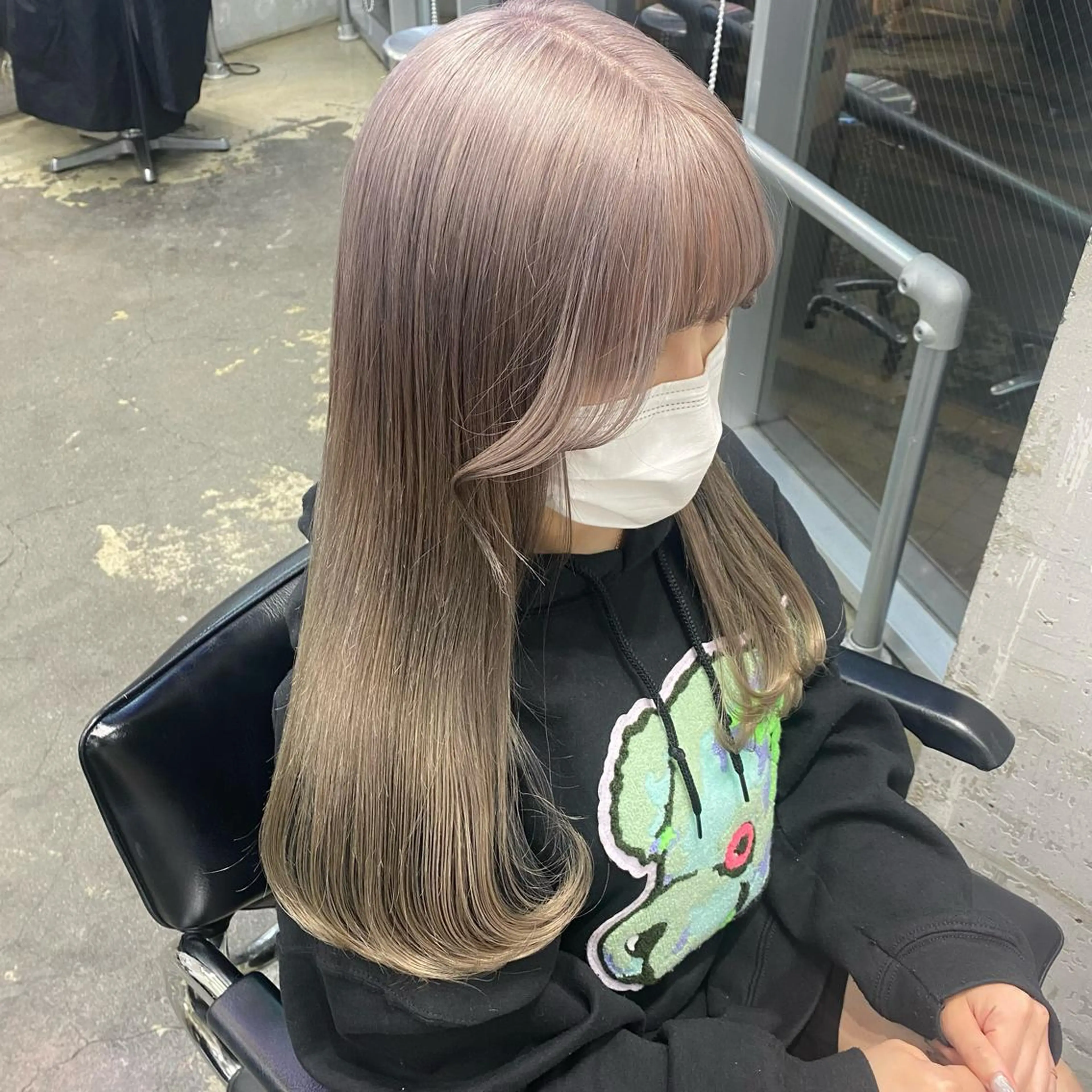 ロング カラー ヘアカラー トリートメント ザクザクレイヤー 🍀/ブリーチ/小田のヘアスタイル