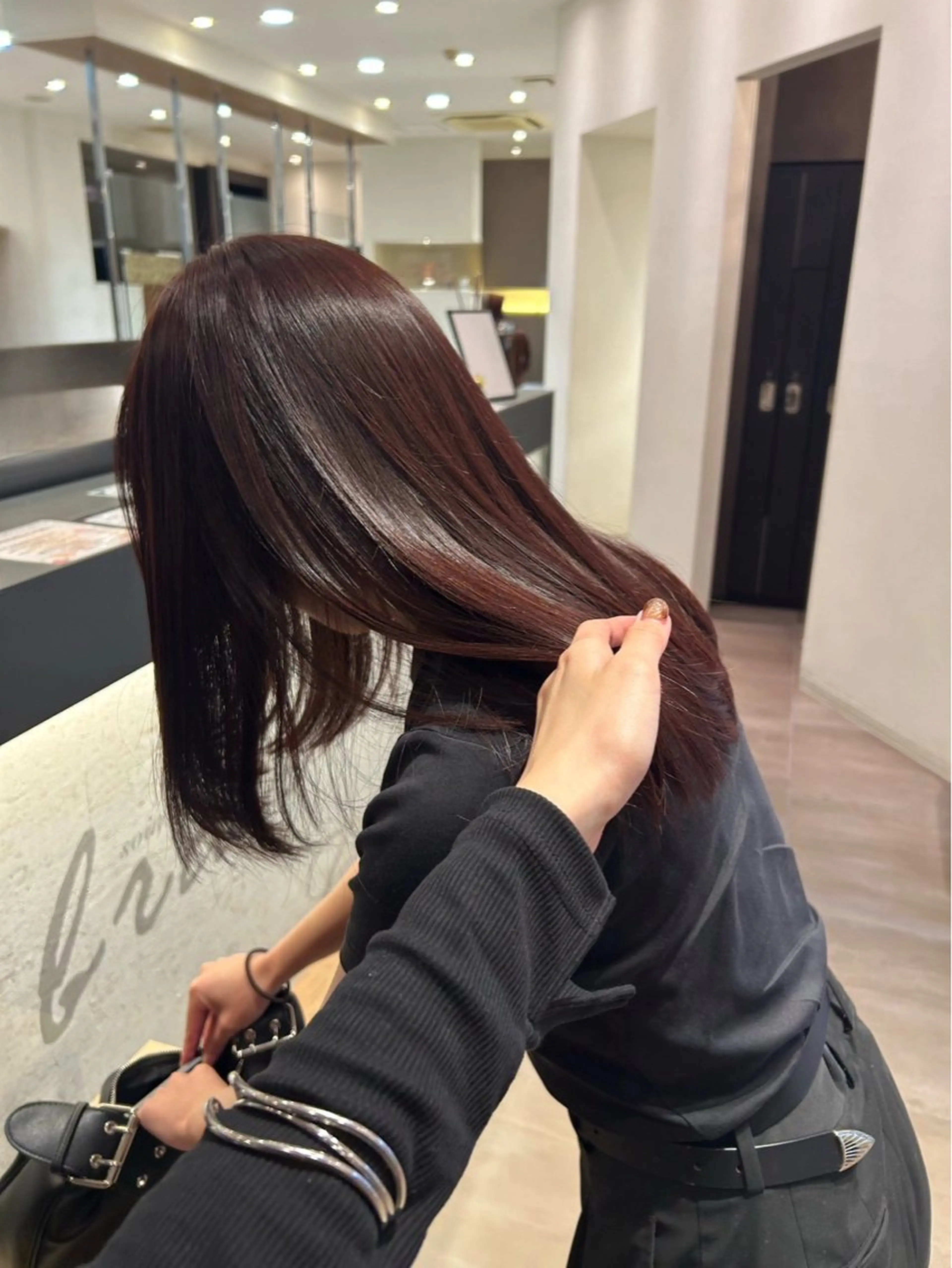 似合わせカット＋髪質改善カラー¥7700の写真