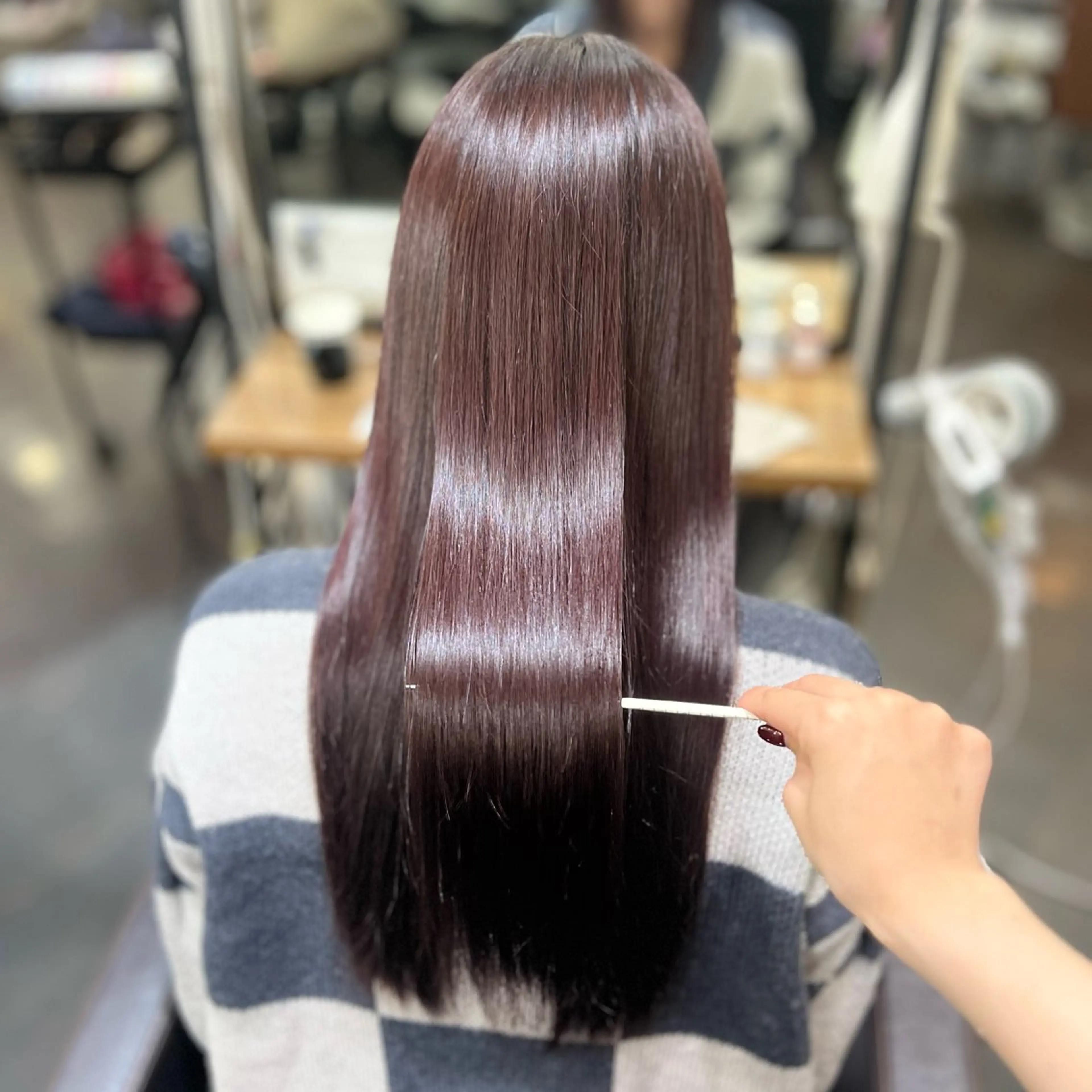 ロング カラー ブラウンカラー ピンクカラー ピンクブラウン 似合わせレイヤー ✖️美髪 / はるなのヘアスタイル