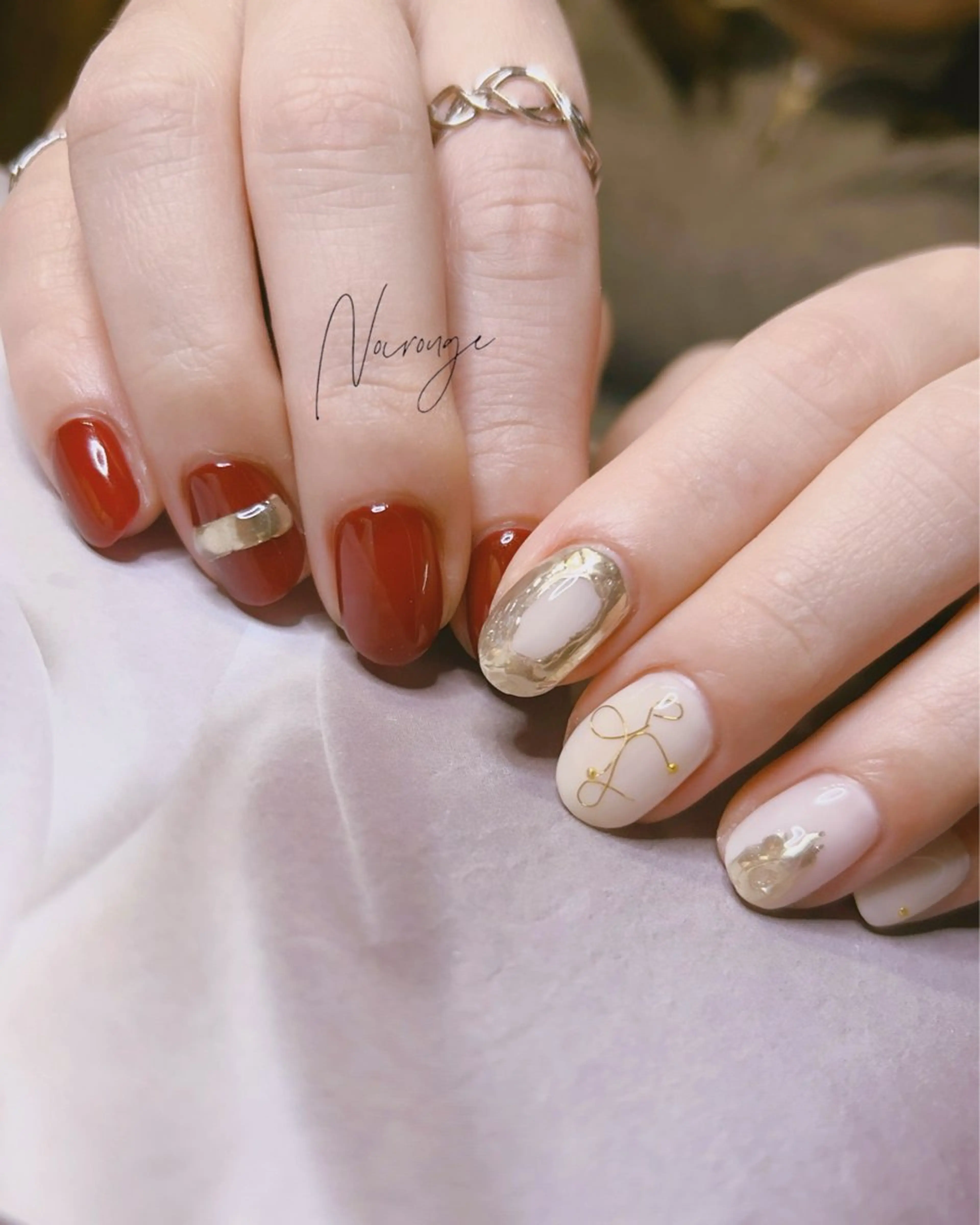 ネイル ハンドネイル NOIROUGE所属・NOI ROUGEのネイルデザイン