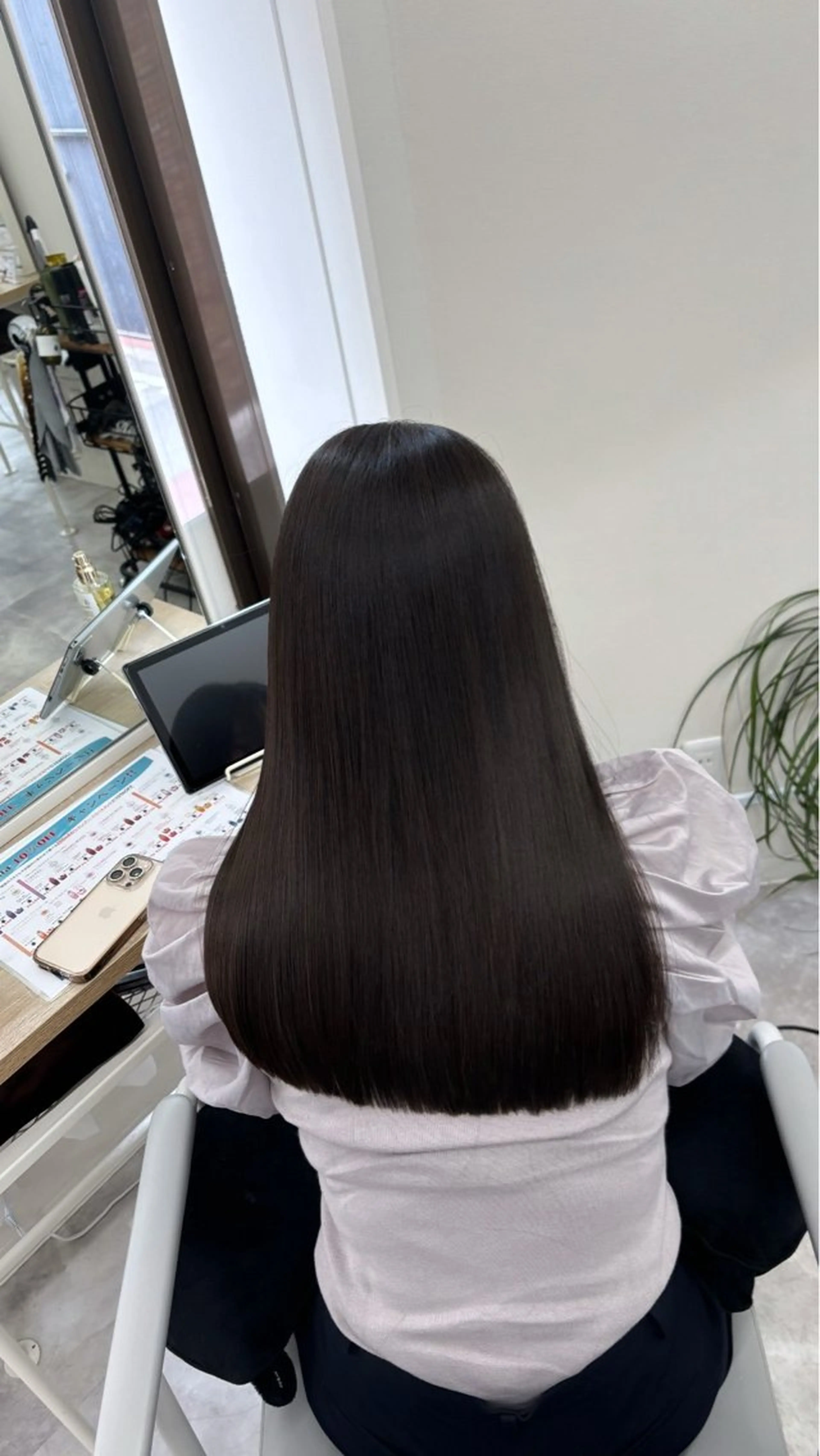 セミロング 縮毛矯正 髪質改善Acero. shoyaのヘアスタイル