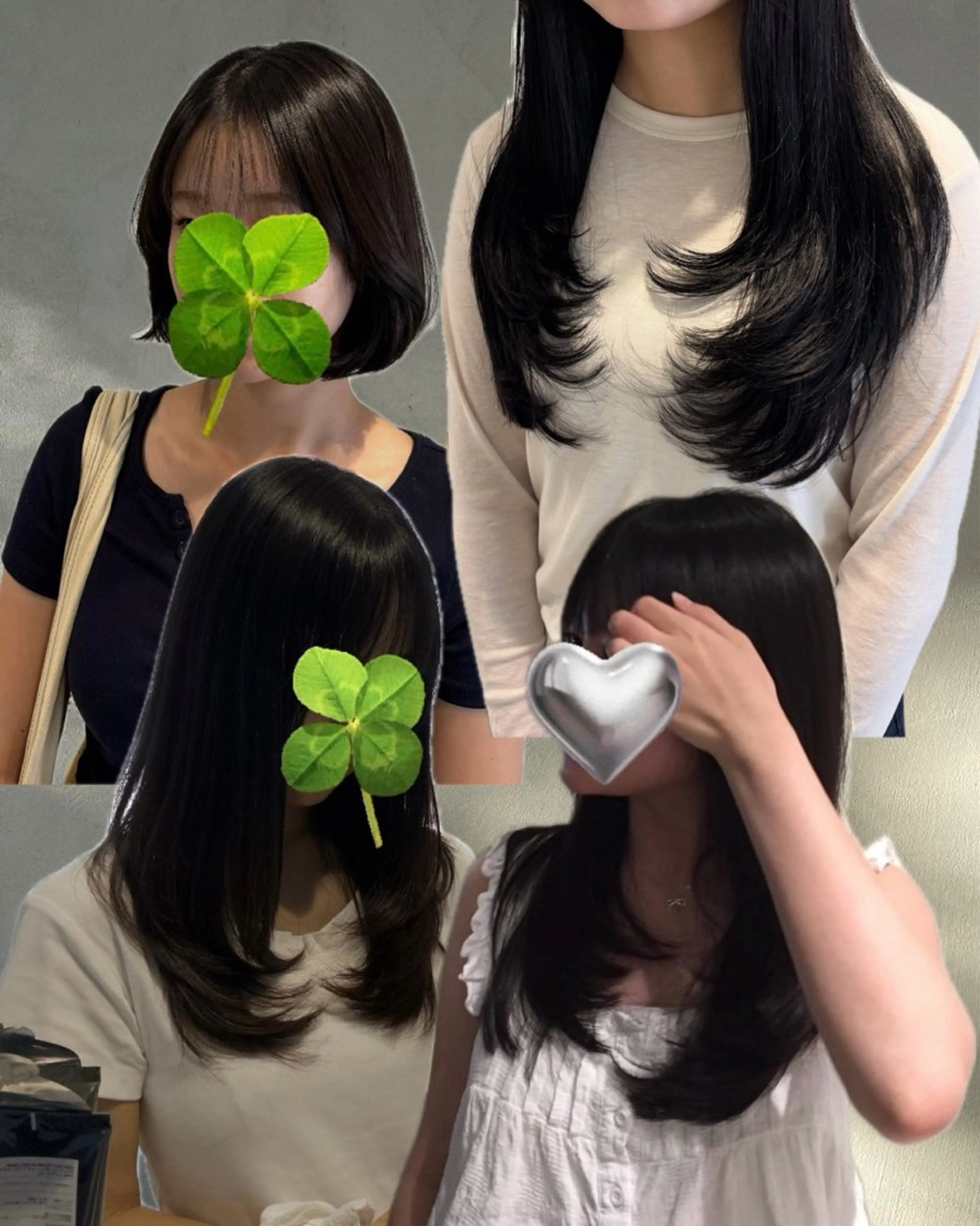 ミディアム カラー カット ヘアカラー 縮毛矯正 トリートメント 縮毛矯正／レイヤー／ 髪質改善／海月のヘアスタイル