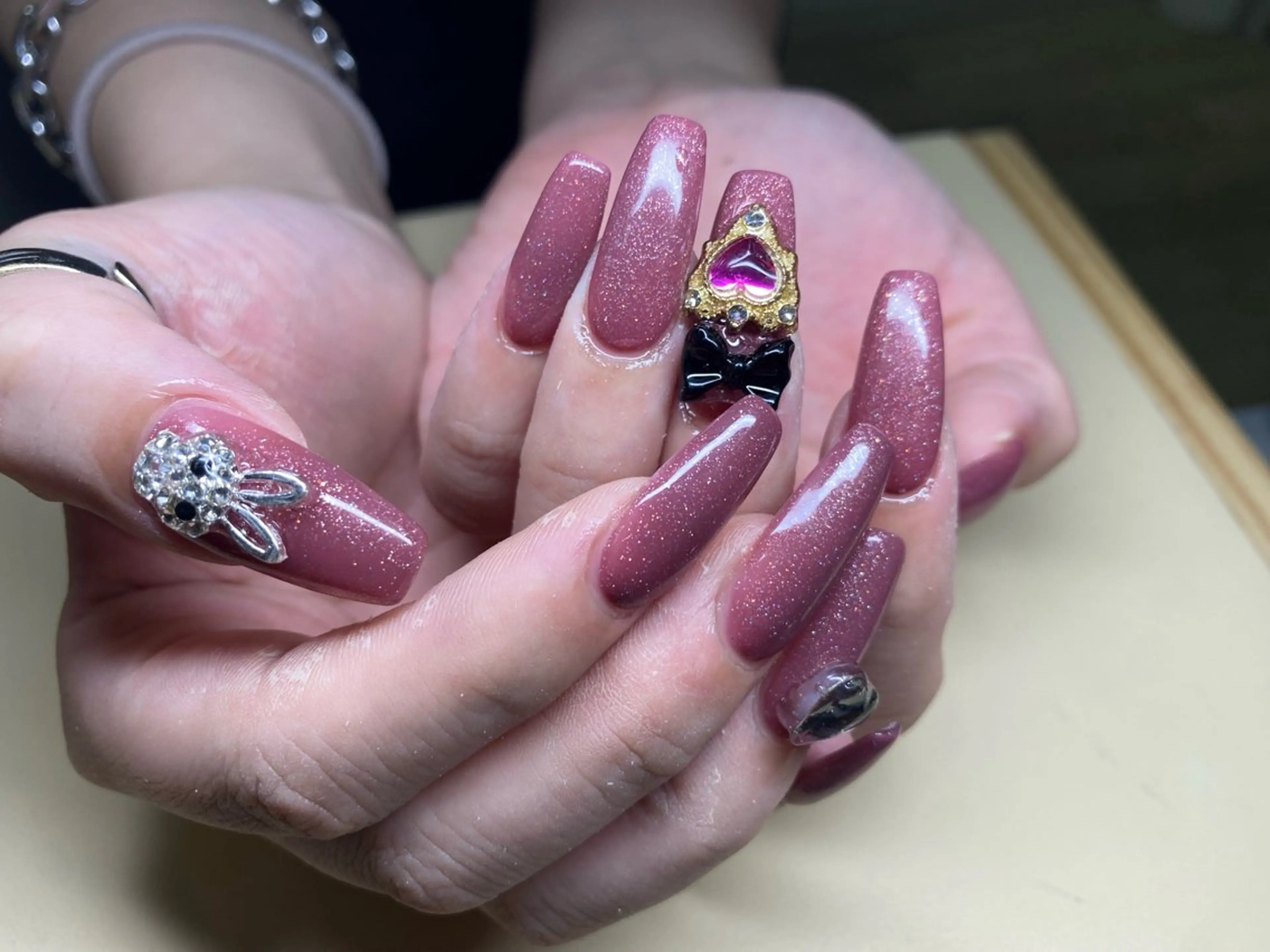 カラー ハンドネイル 宇 田川のネイルデザイン