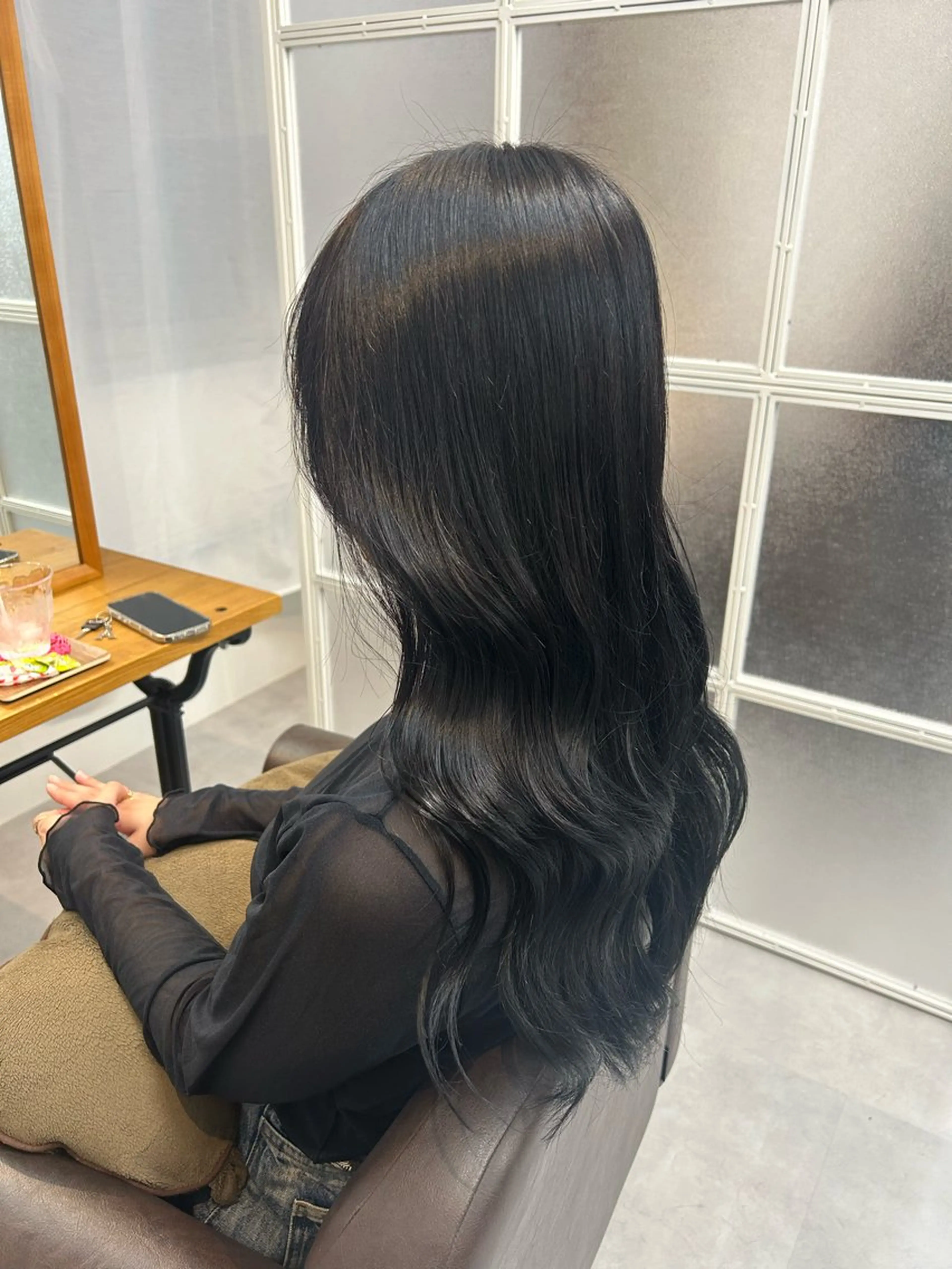 ロング カラー カット ヘアカラー トリートメント 後藤紗英/髪質改善 /オリーブベージュのヘアスタイル