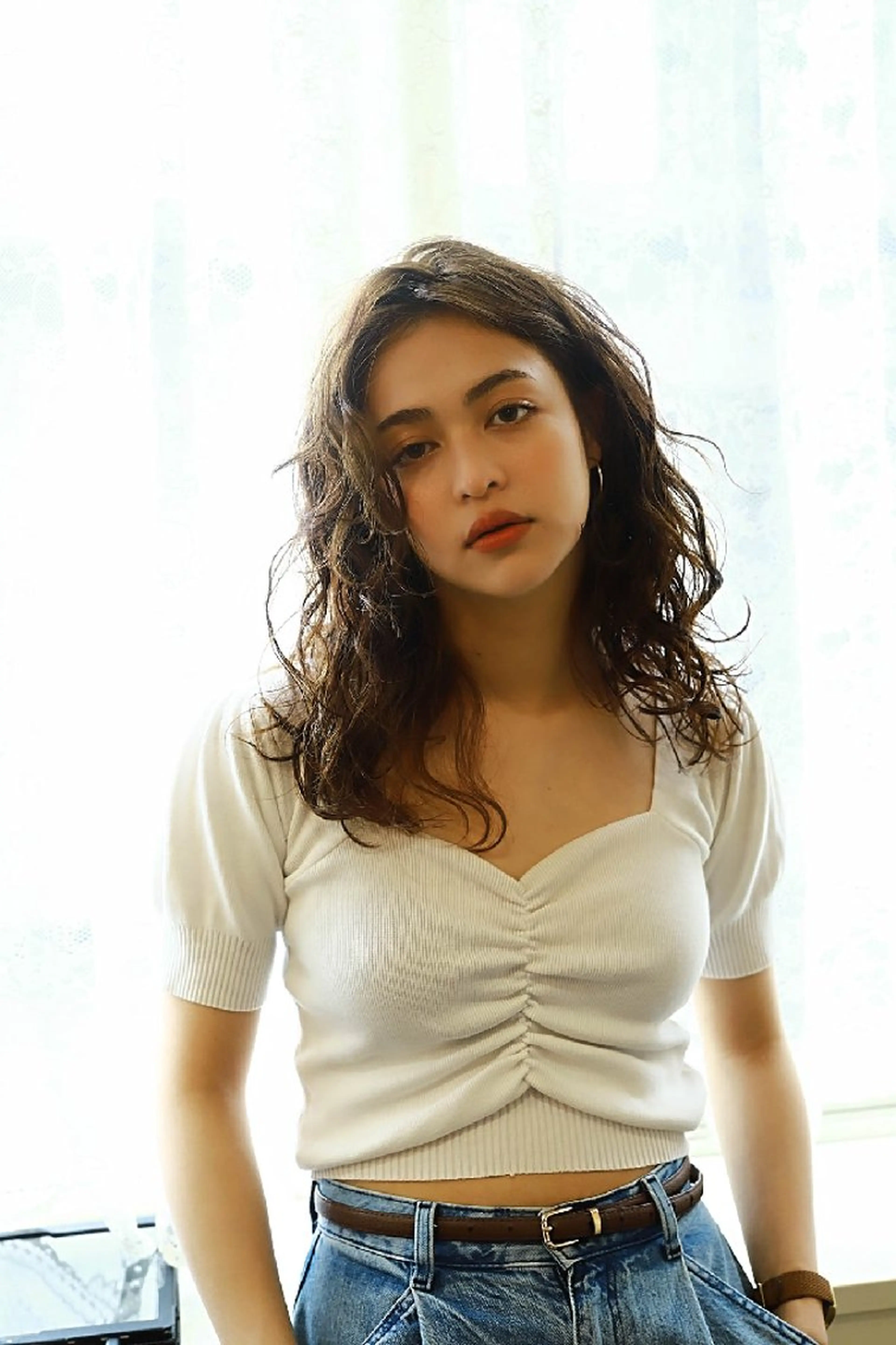 セミロング カラー 美髪専門店カヴァリ ＴＯＲＵのヘアスタイル