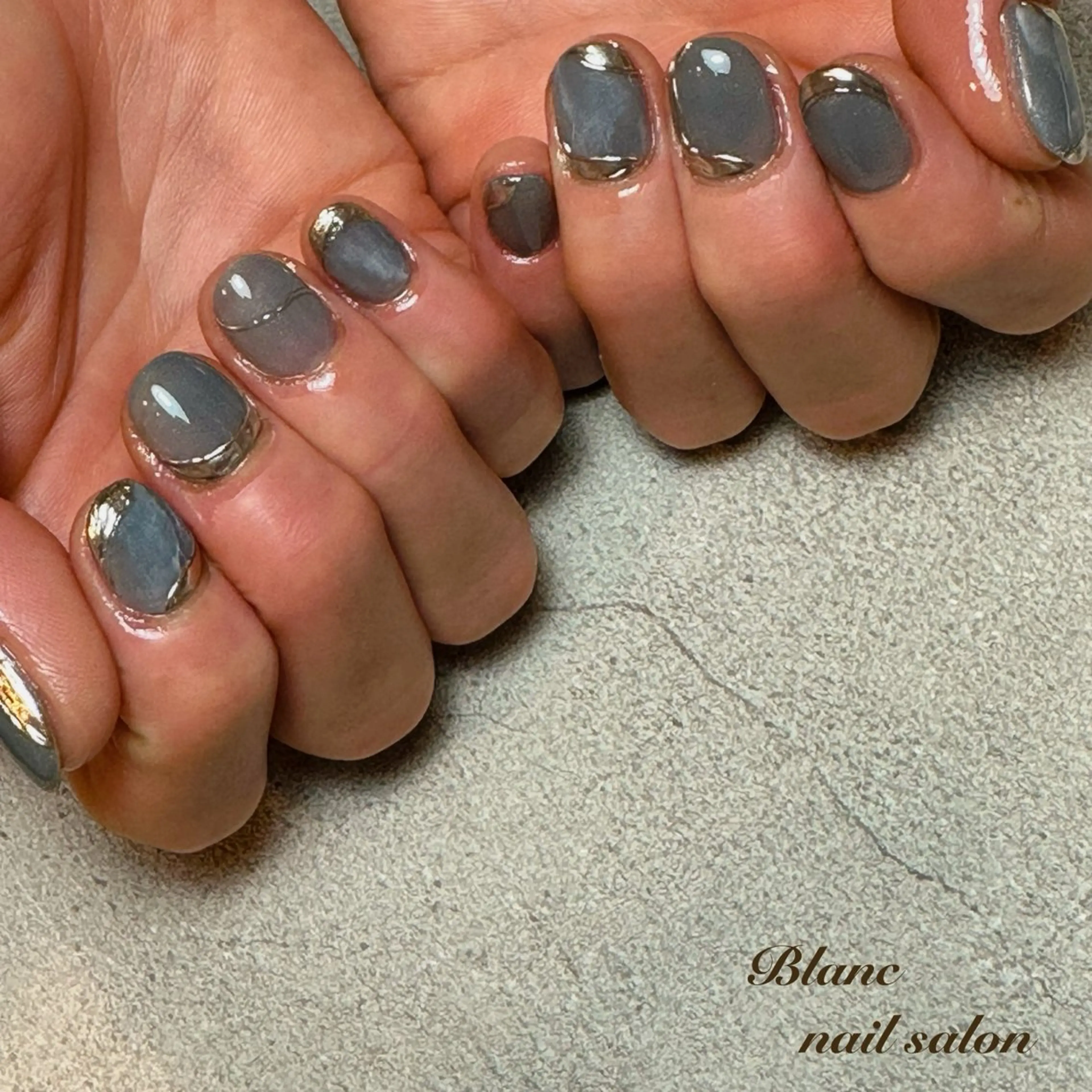 ショート Blanc ブランのネイルデザイン