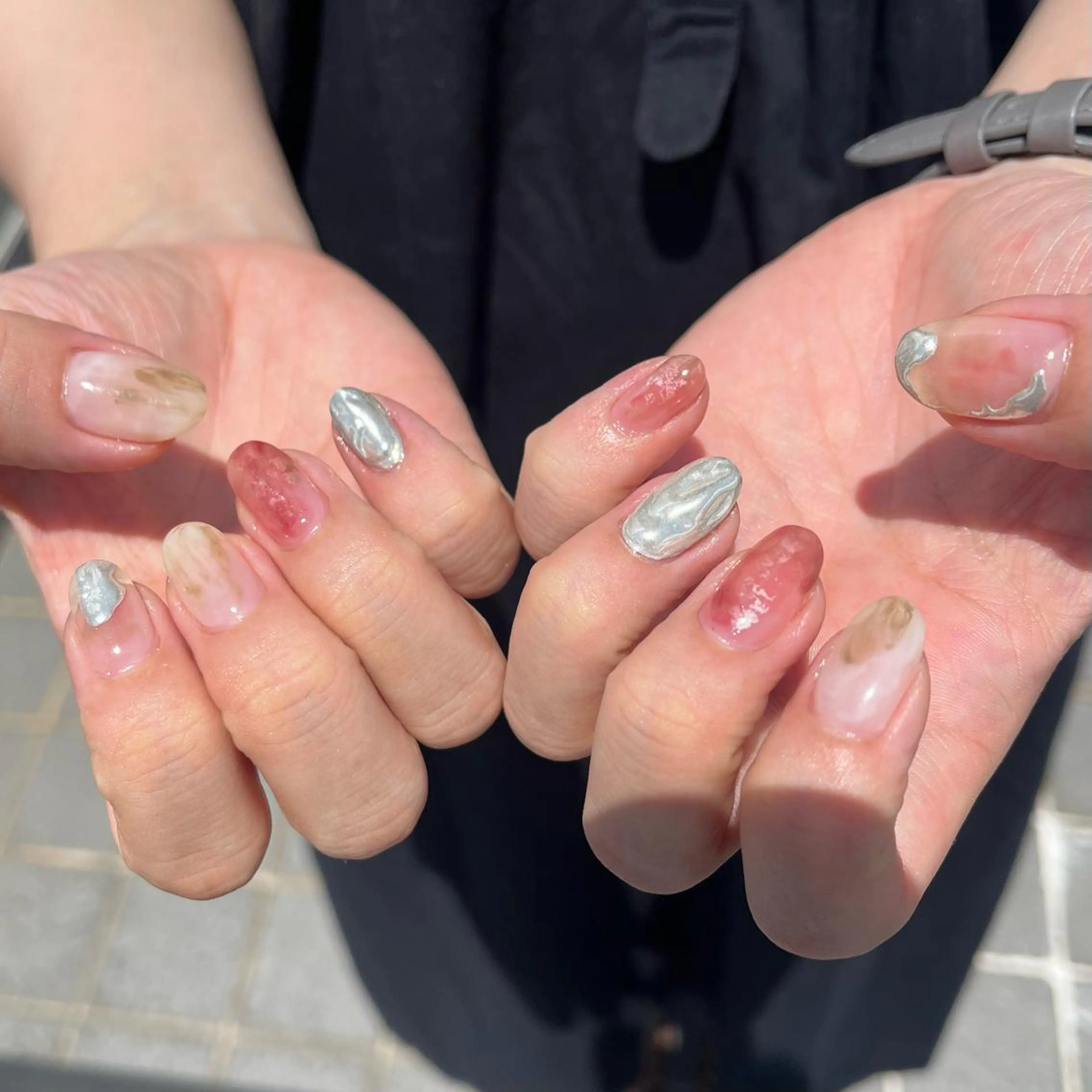 ネイル 🤎Two ERI🤎のネイルデザイン