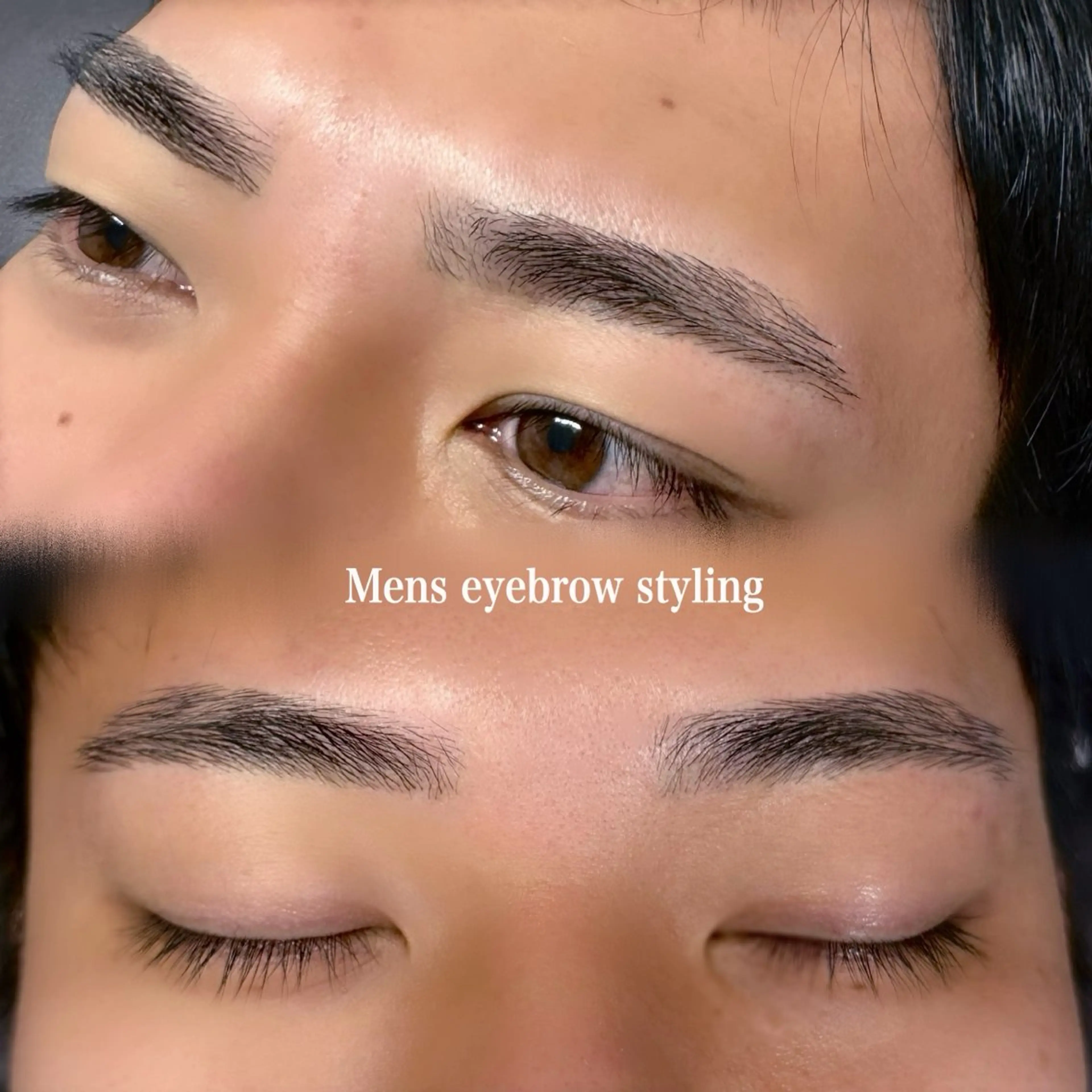 【メンズ限定】アイブロウスタイリング（眉毛WAX＋眉スタイリング）の写真