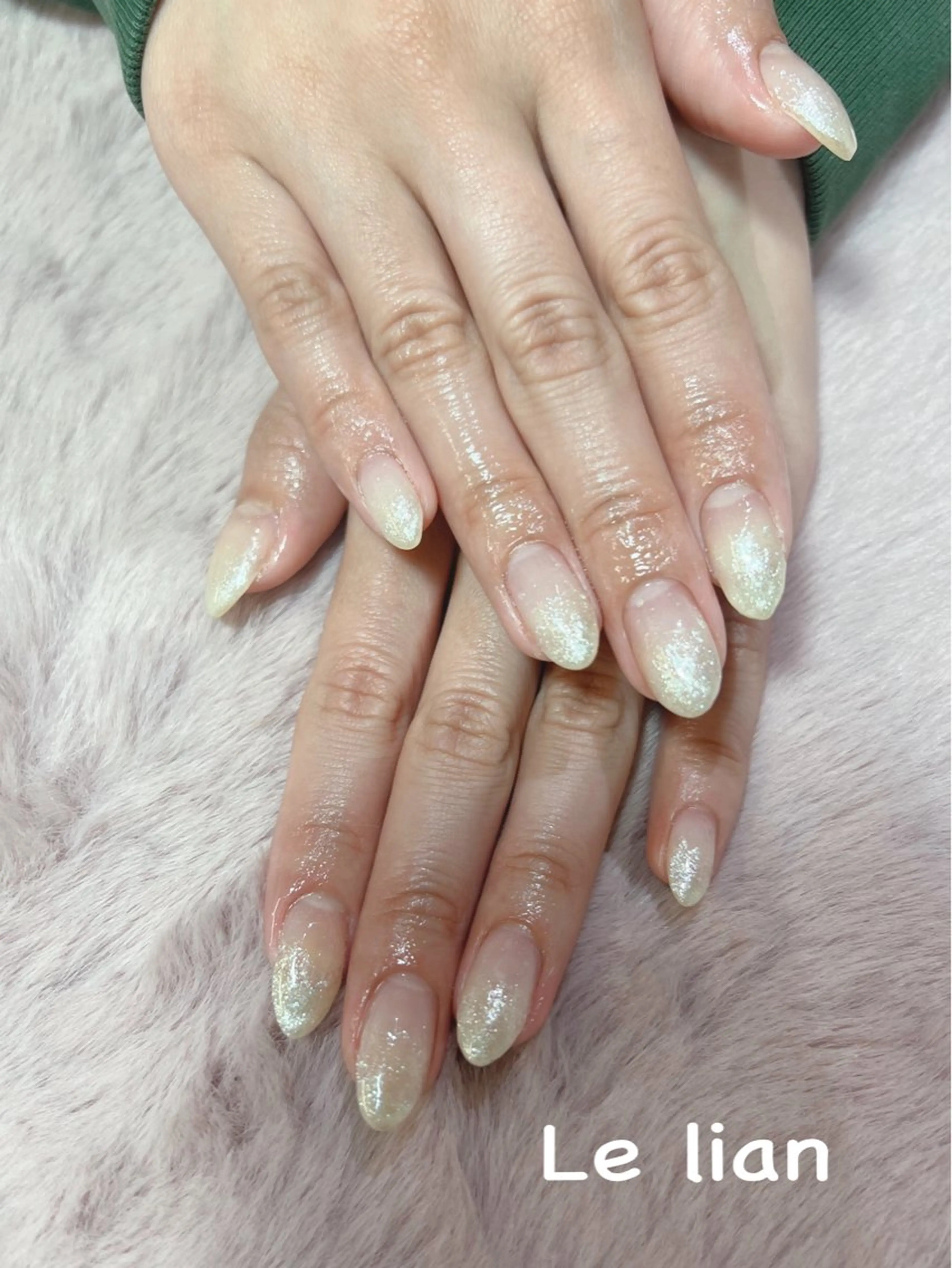 ネイル グラデーション ラメ(グリッター) ラメグラデーション Le lian所属・Le lianのネイルデザイン