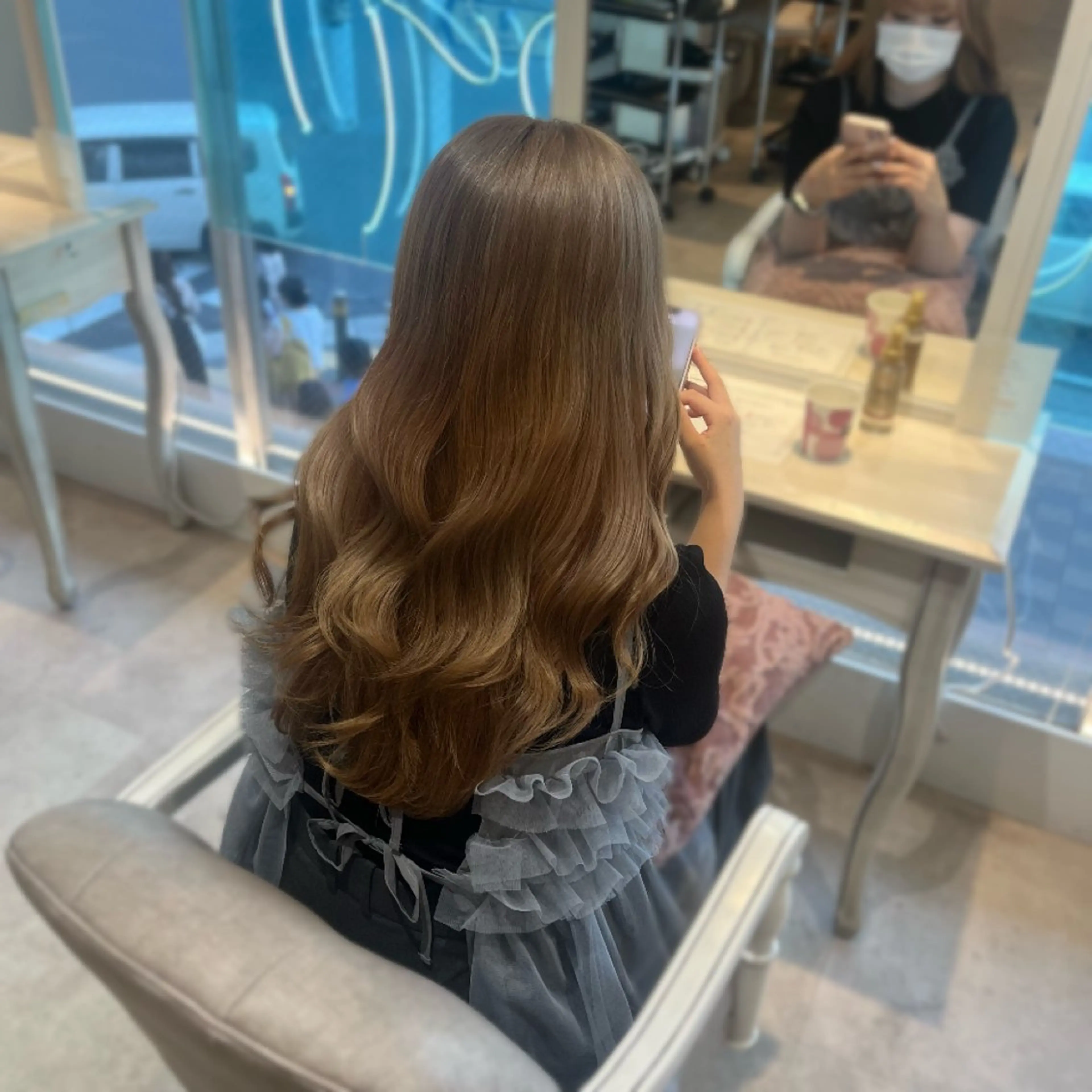 ロング カラー カット ヘアカラー rio / CreBiA /名駅のヘアスタイル