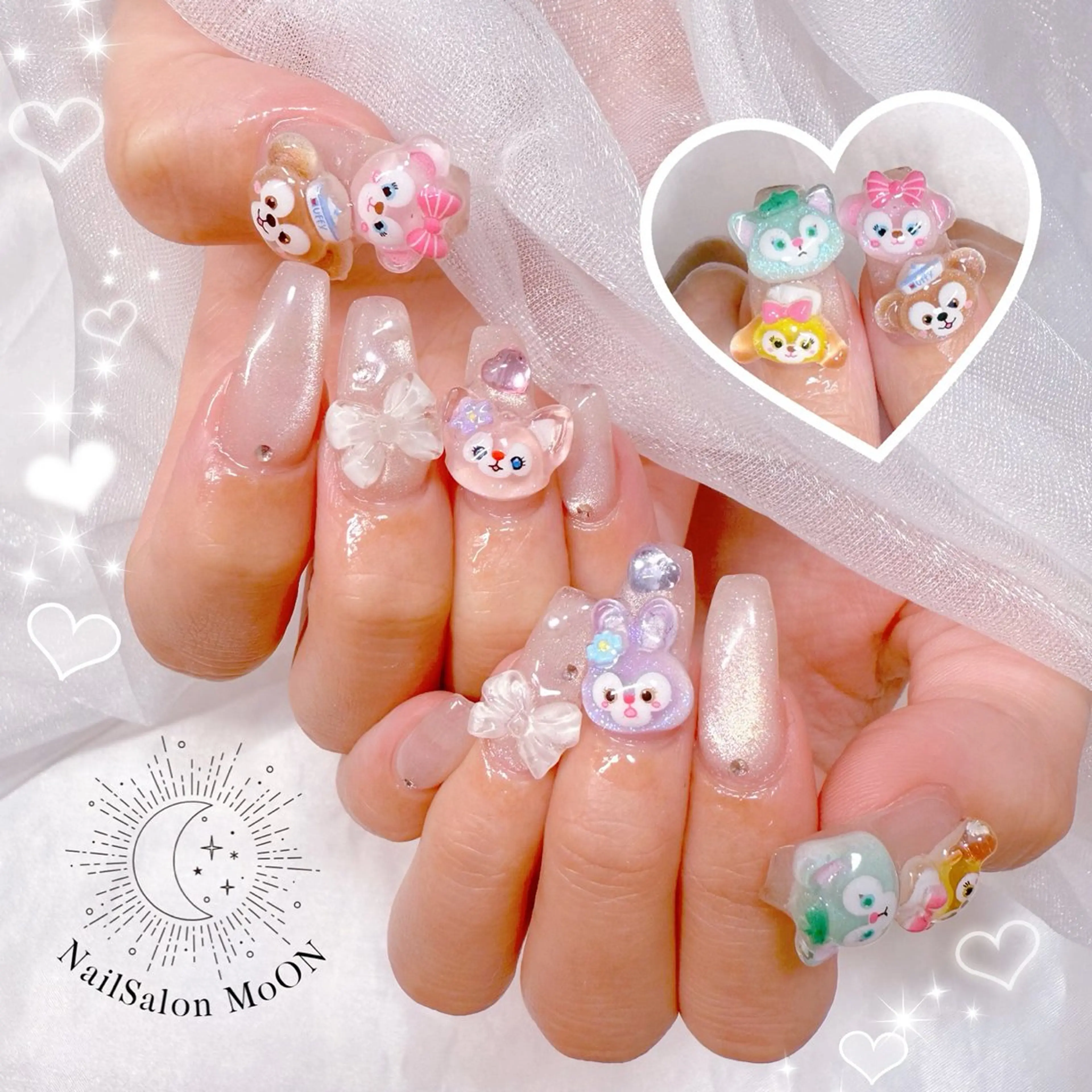 ネイル ハンドネイル ハンドケア MoON...❤︎ MeGuのネイルデザイン