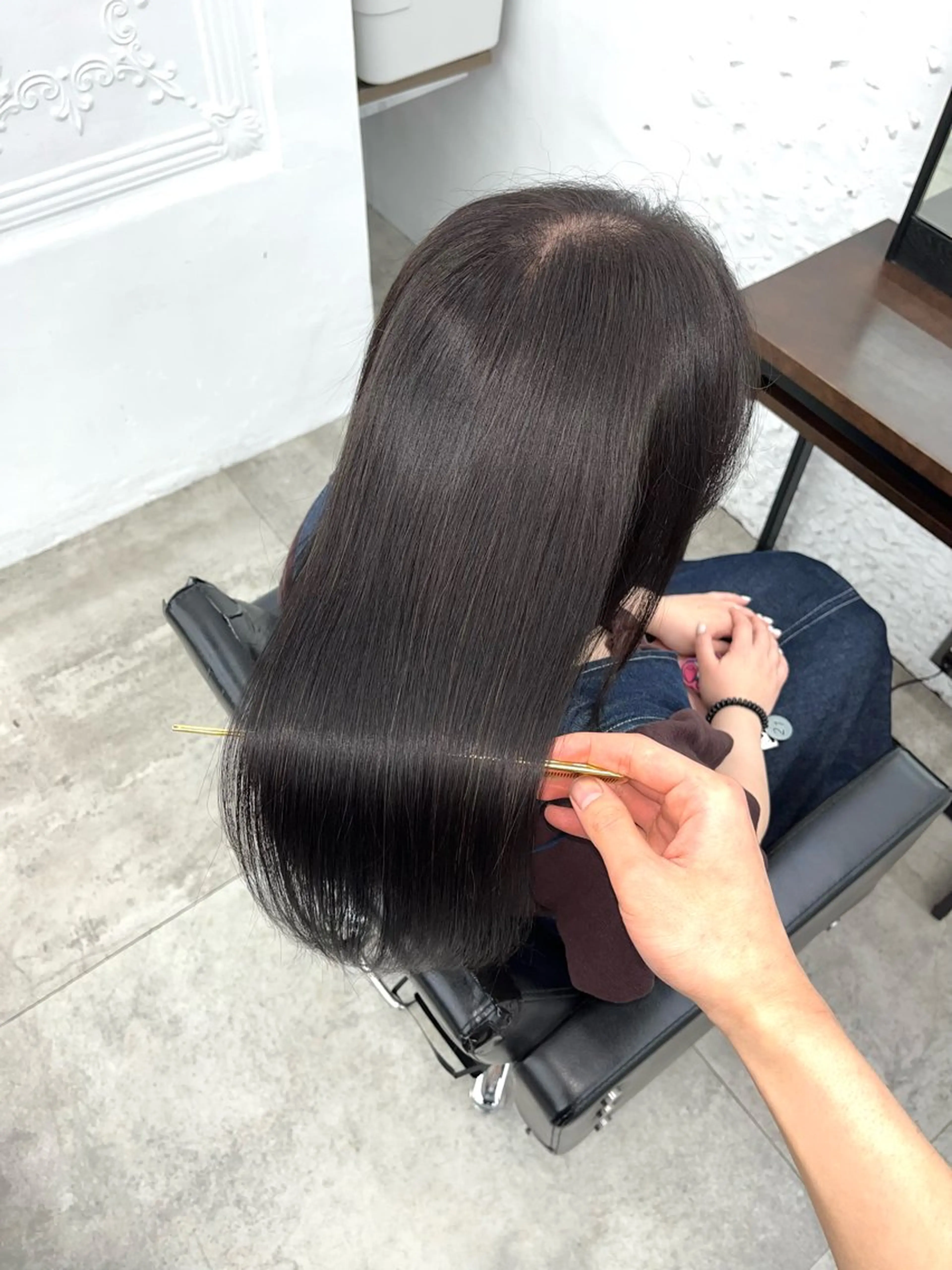 ロング ヘアカラー 髪質改善/艶髪特化 /透明感✨️こうめいのその他イメージ