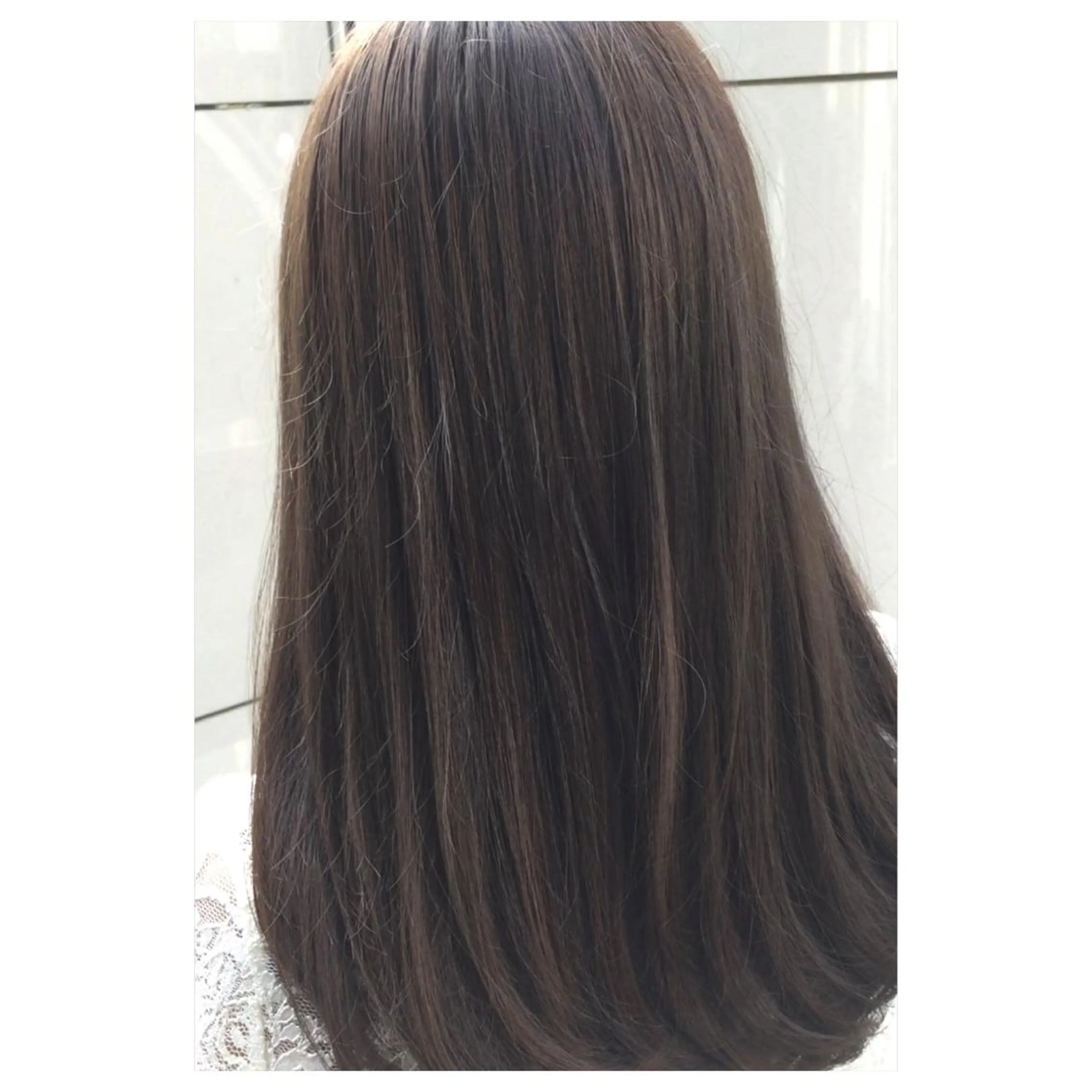 ロング カラー アッシュ ベージュカラー グレージュ 外国人風カラー ヘアカラー トリートメント ヘッドスパ パーソナルカラー診断 できます　木曽　主博のヘアスタイル