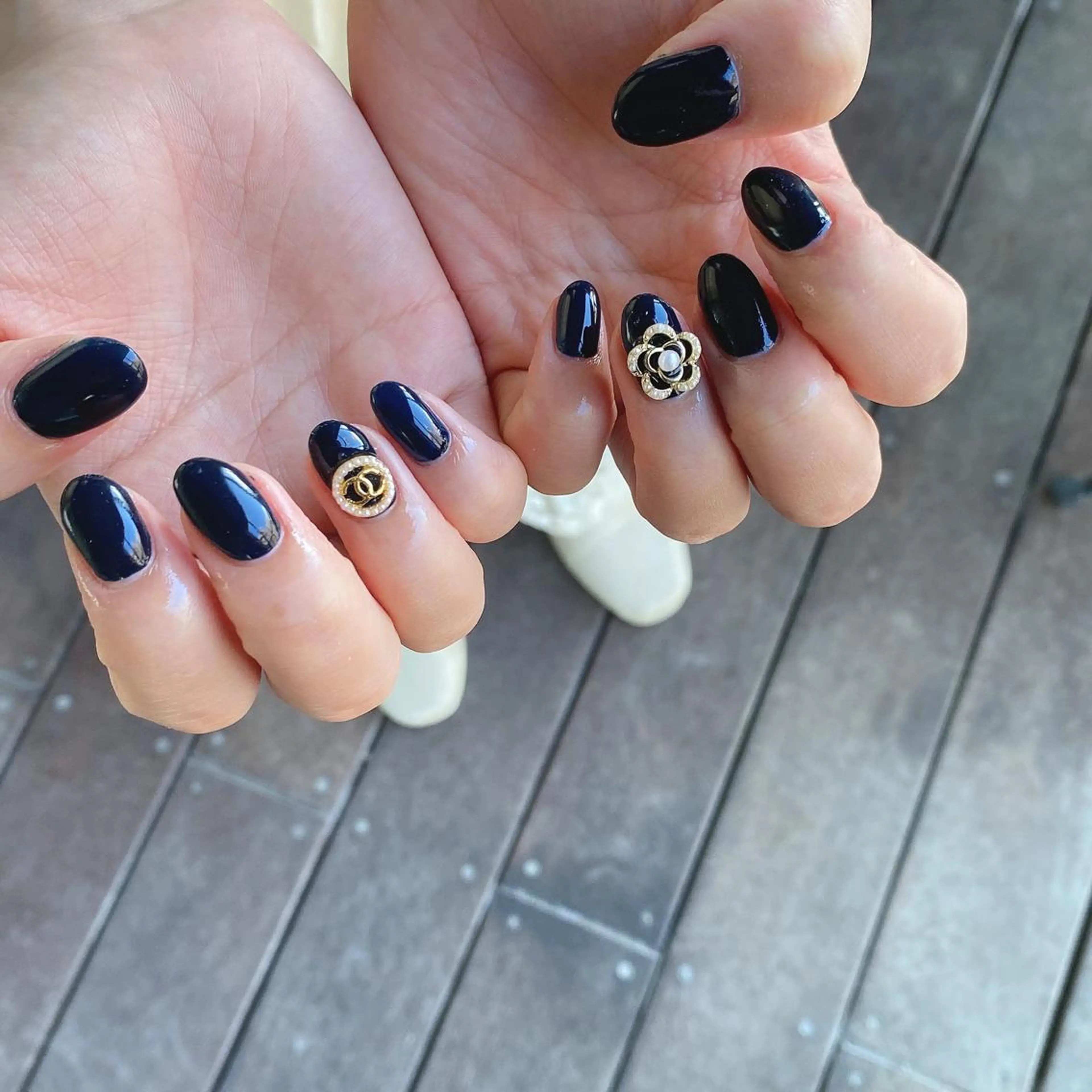 ネイル シンプルネイル 菅 恵奈のネイルデザイン