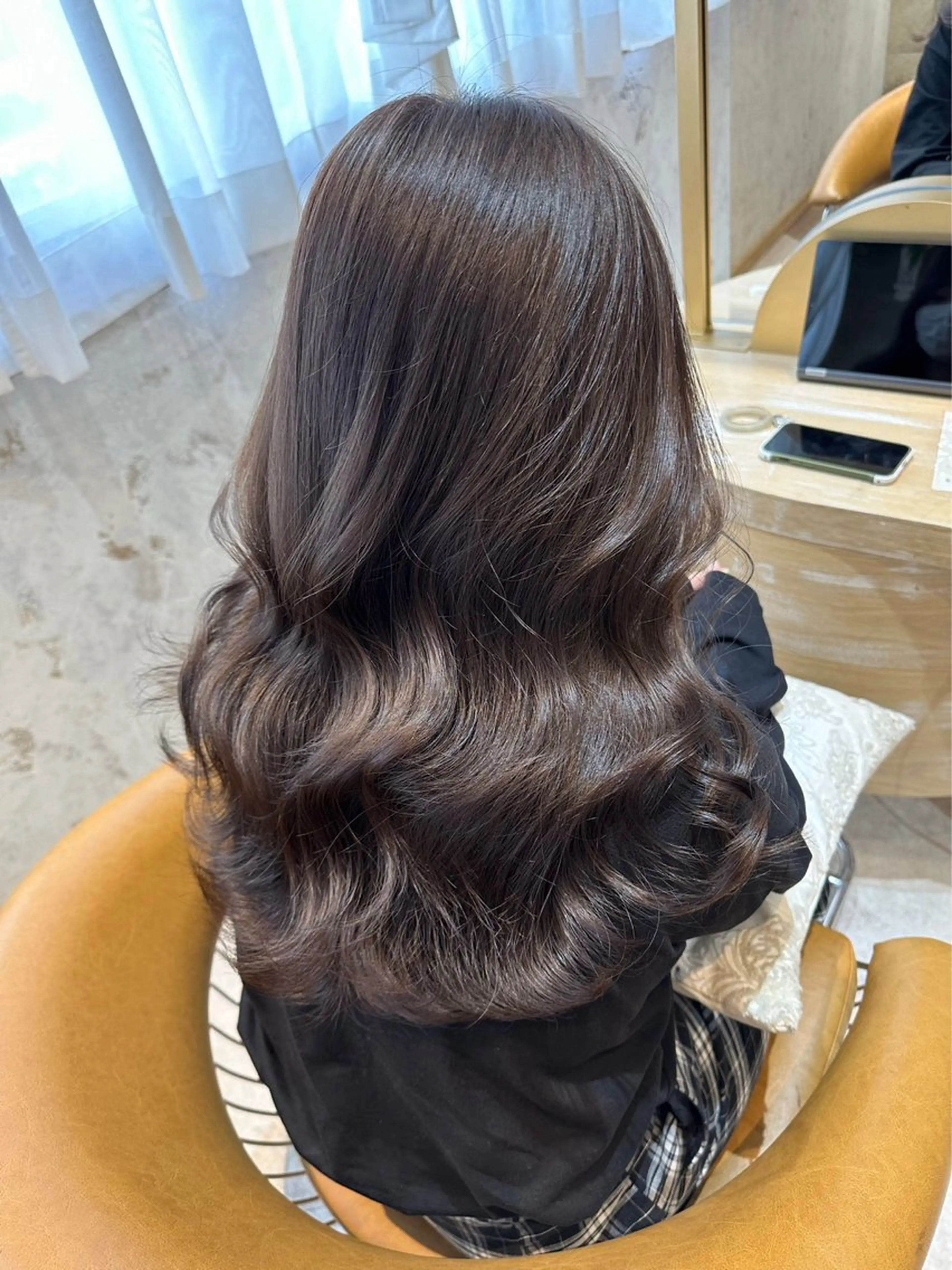 ロング ブリーチなし 透明感カラー/松沢のヘアスタイル