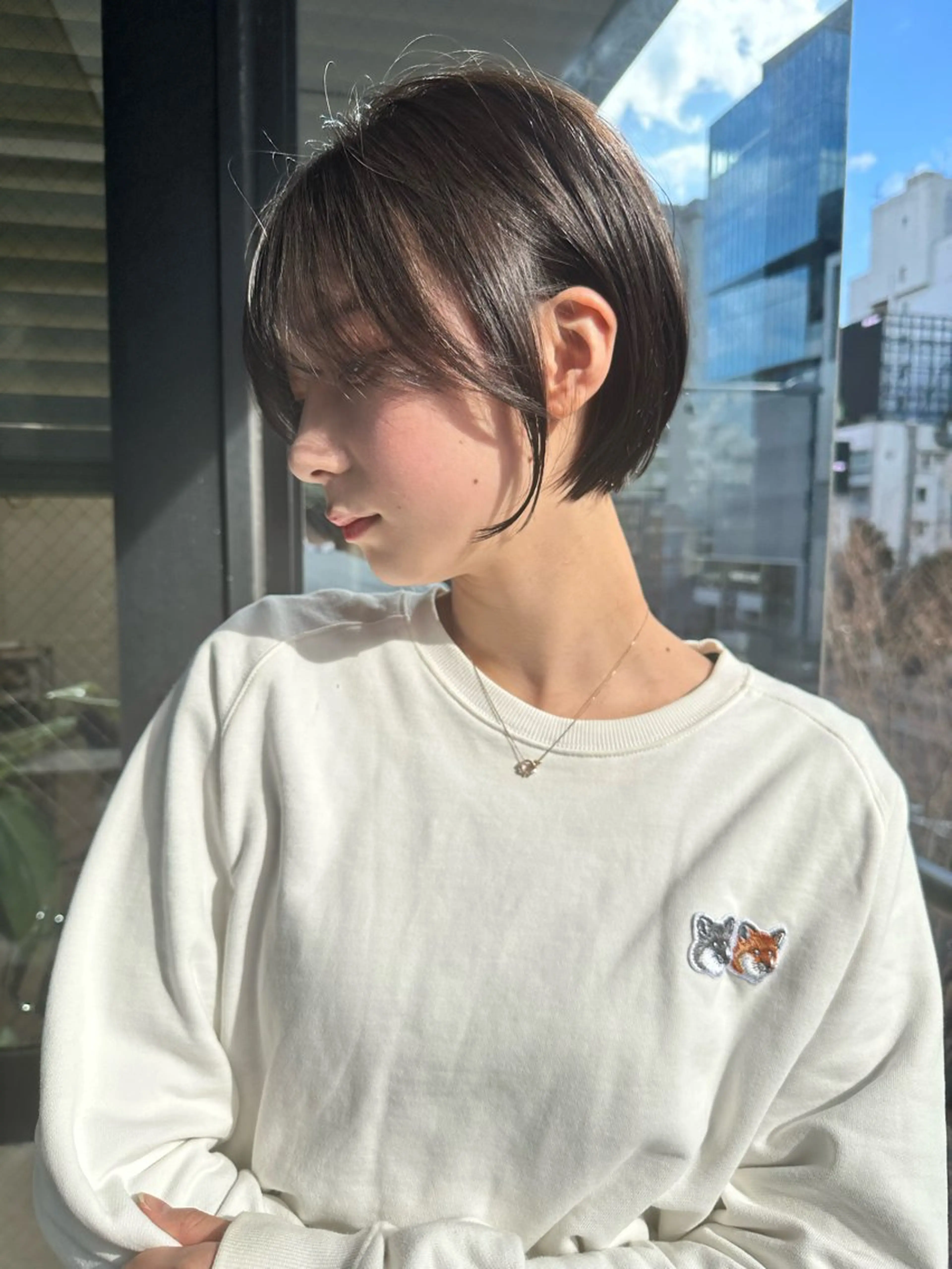 ショート 前髪顔まわりカット 🌈中村海聖のヘアスタイル