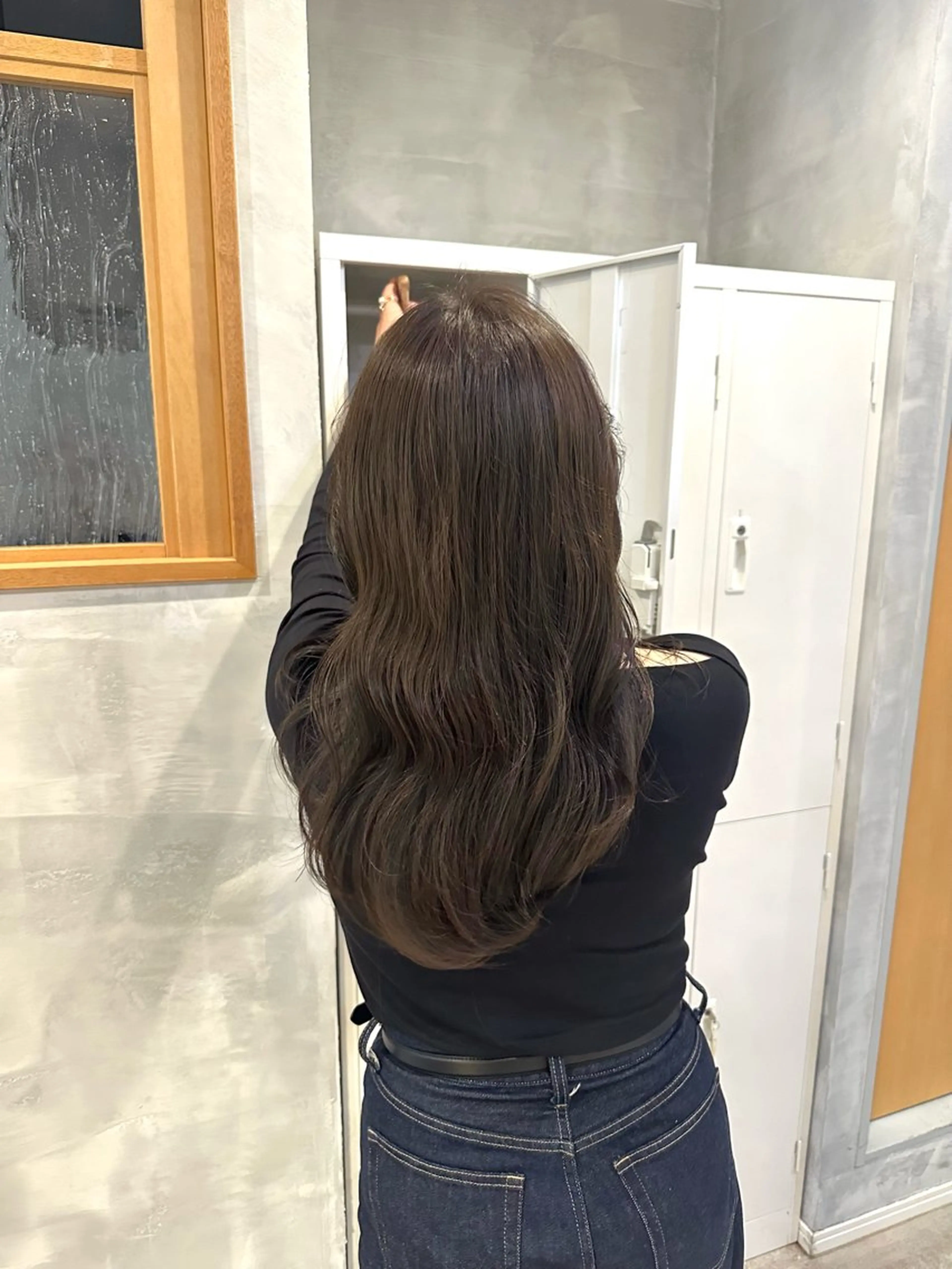 ロング カラー 大久保 優香のヘアスタイル